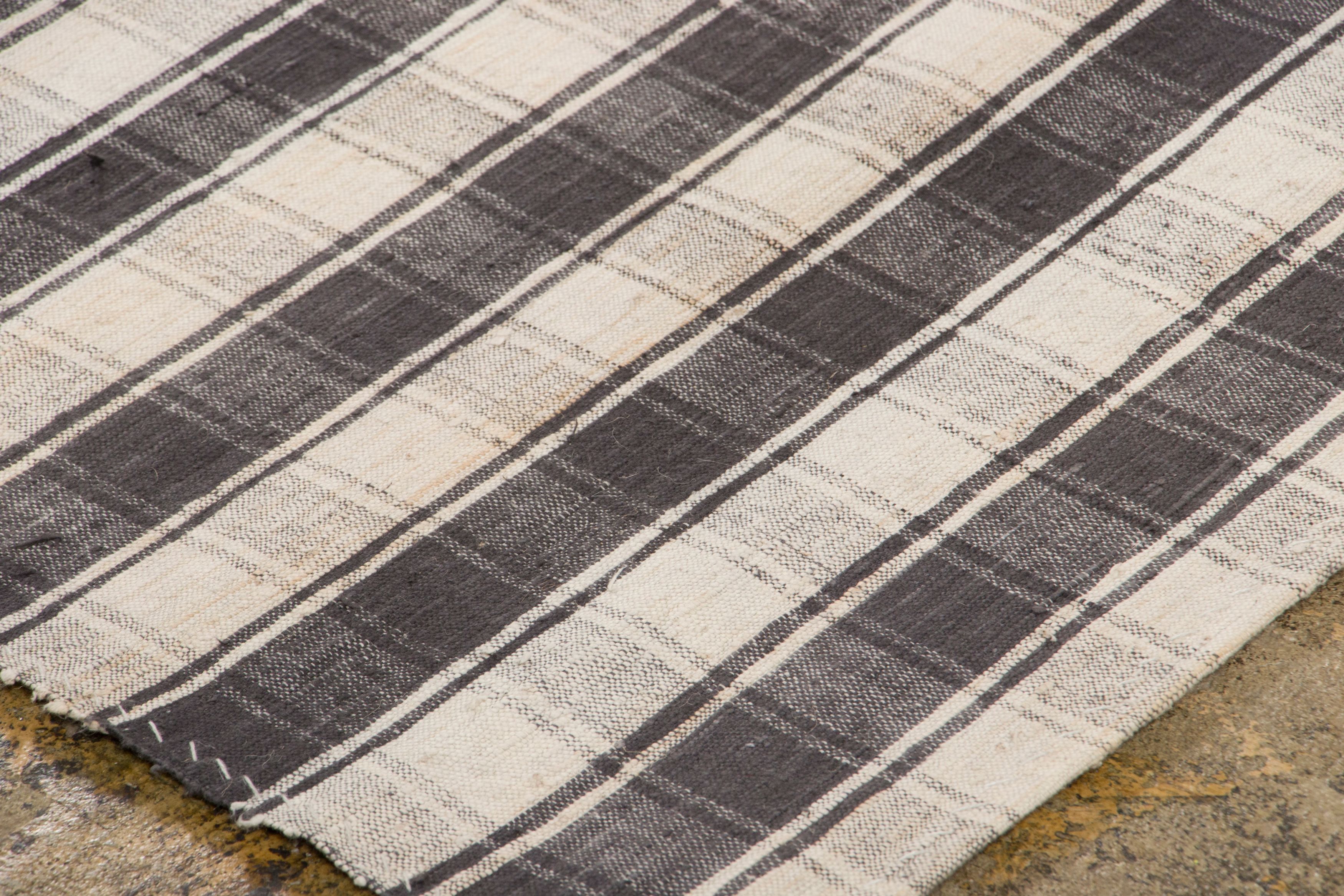 Vintage Striped Kilim Rug