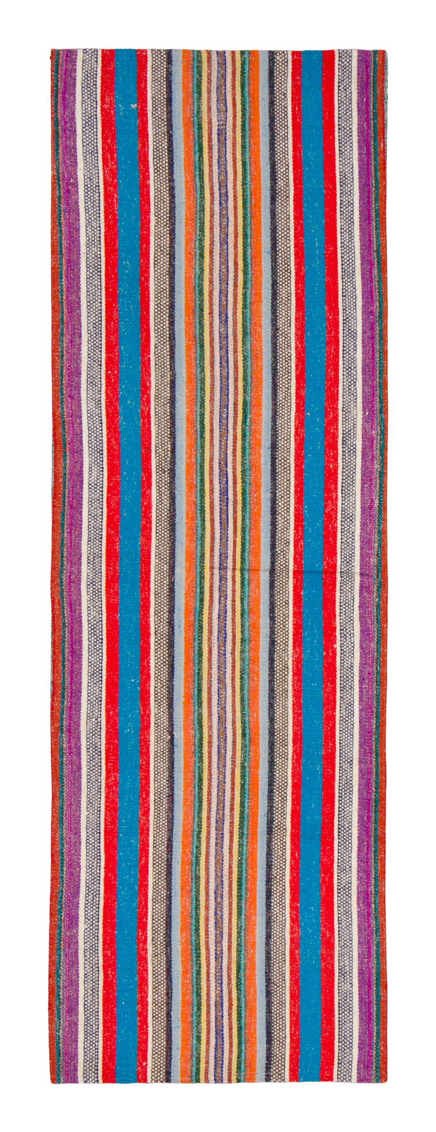 Vintage Chaput Kilim Striped Runner