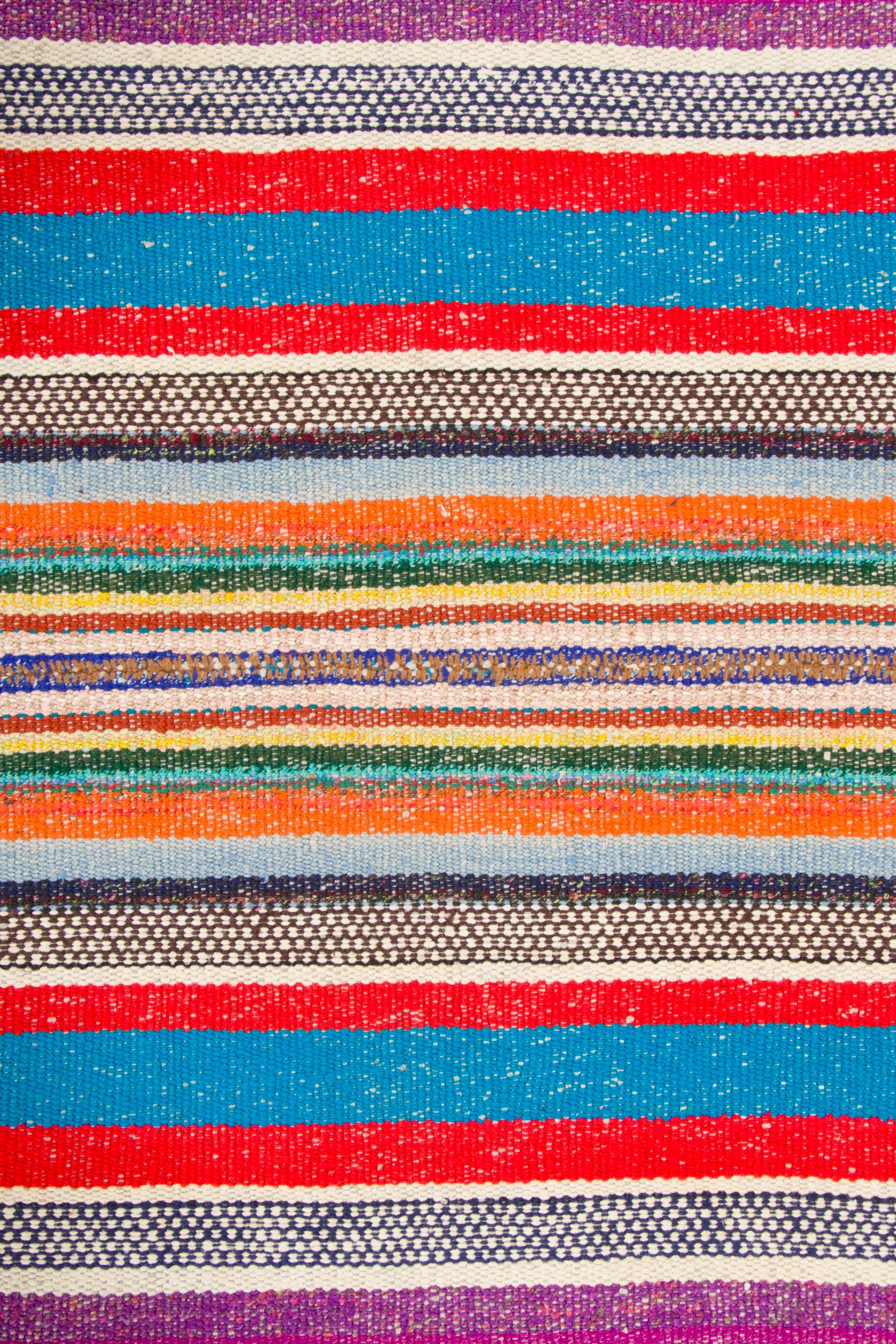 Vintage Chaput Kilim Striped Runner