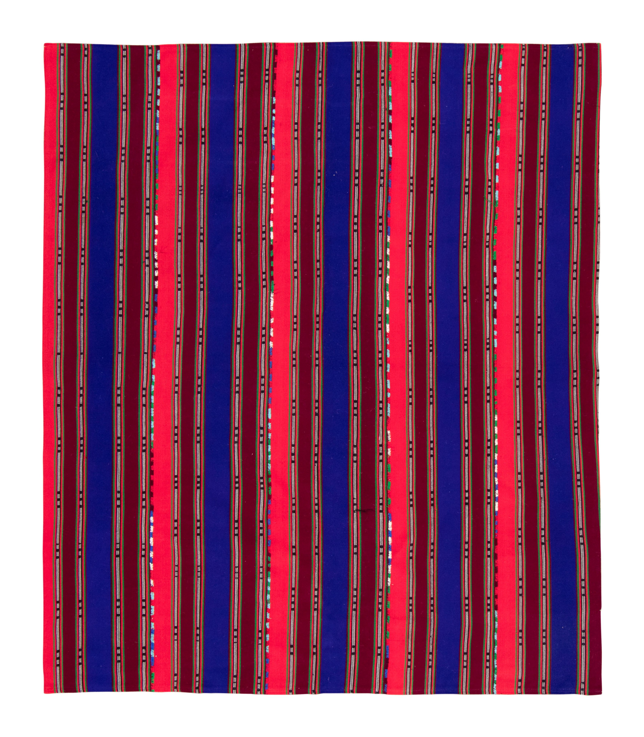 Vintage Chaput Striped Kilim Rug