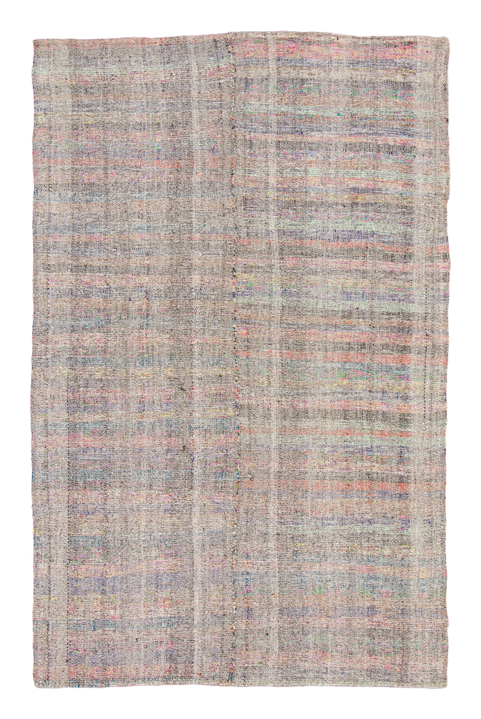 Vintage Chaput Kilim Striped Rug