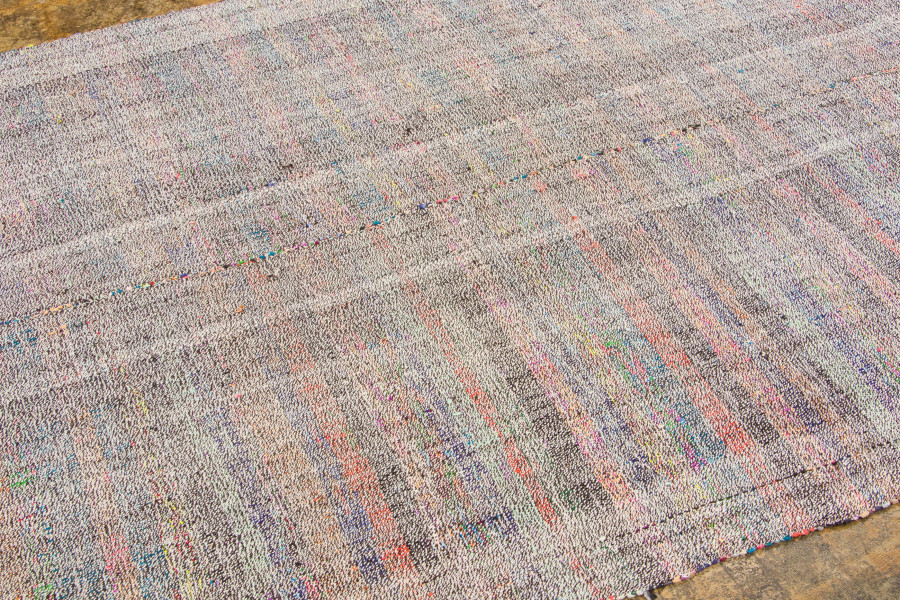 Vintage Chaput Kilim Striped Rug