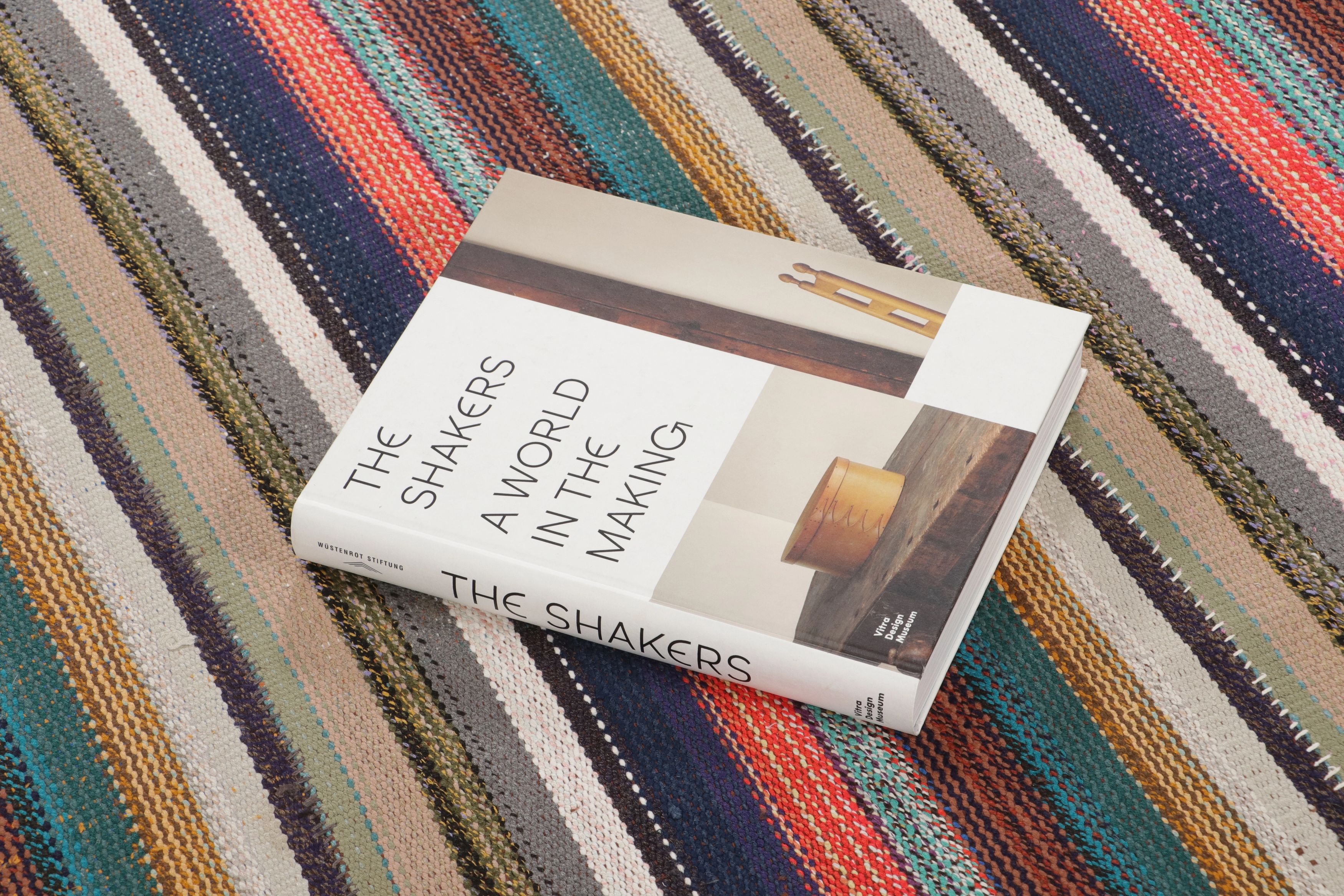 Vintage Chaput Kilim Striped Rug