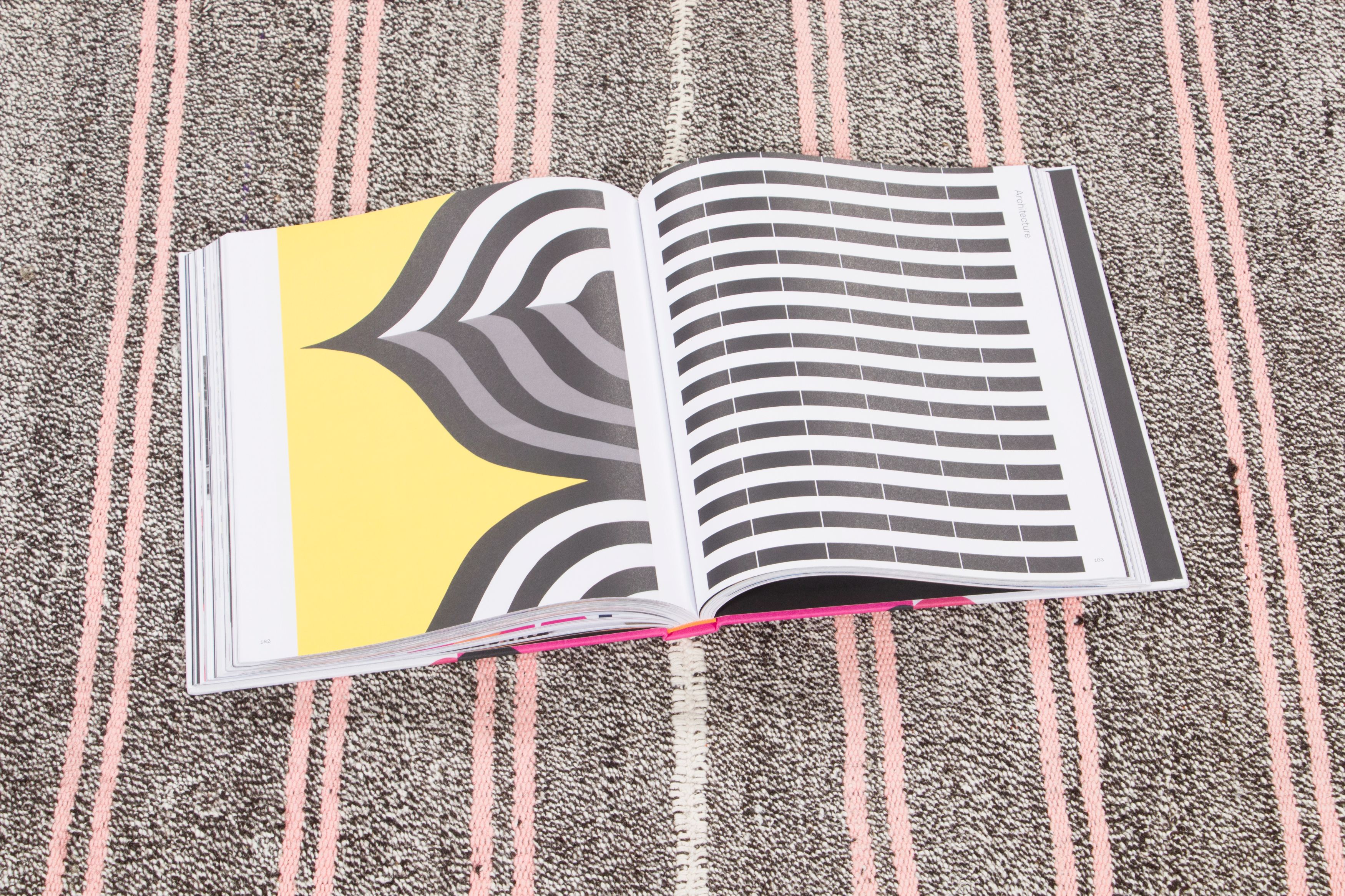 Vintage Turkish Panelled Striped Kilim Rug