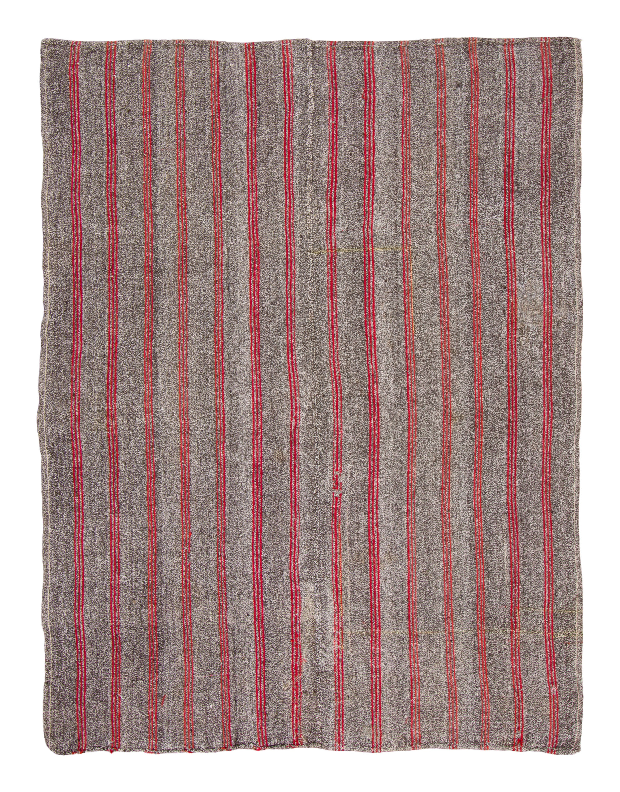 Vintage Striped Kilim Rug