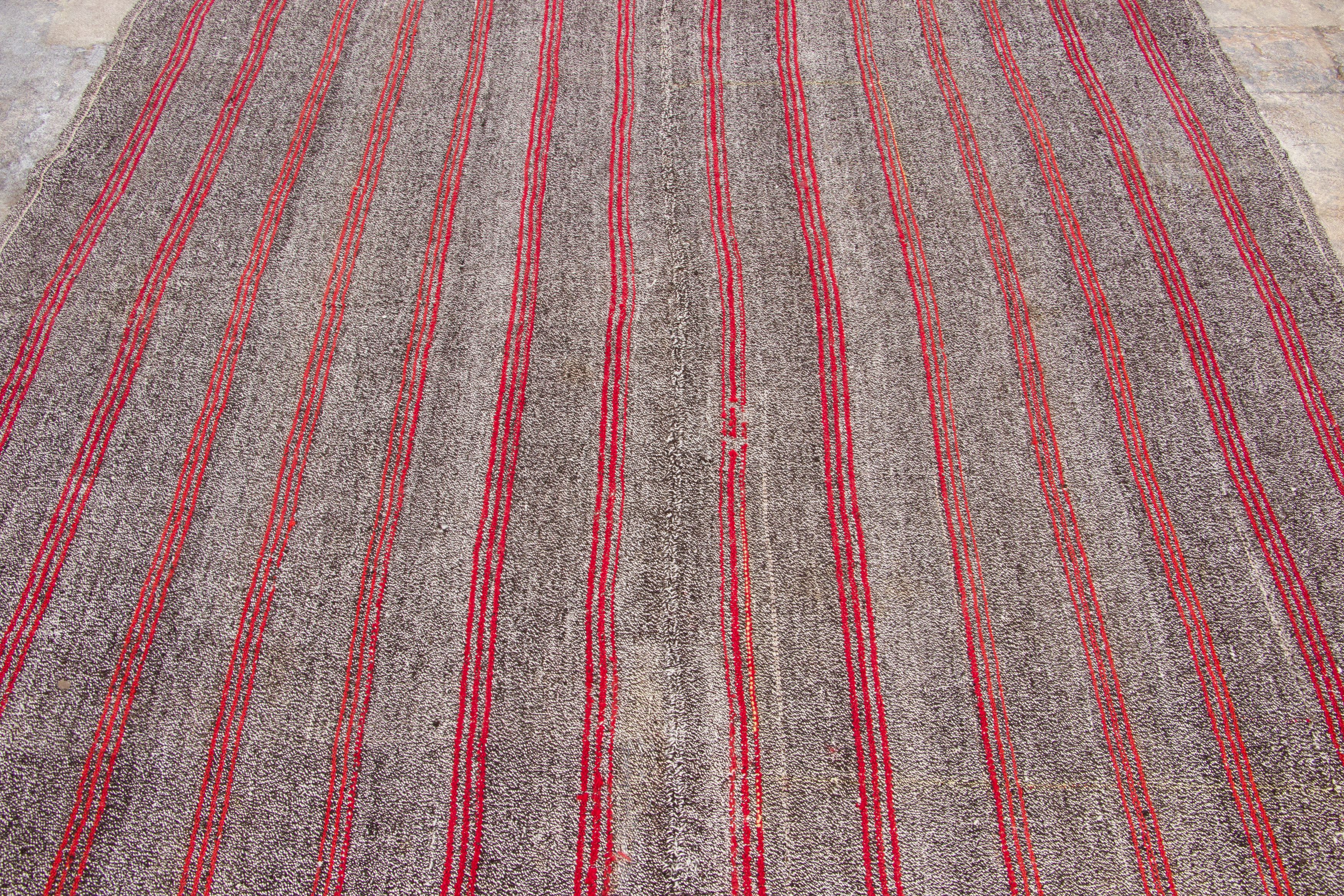 Vintage Striped Kilim Rug