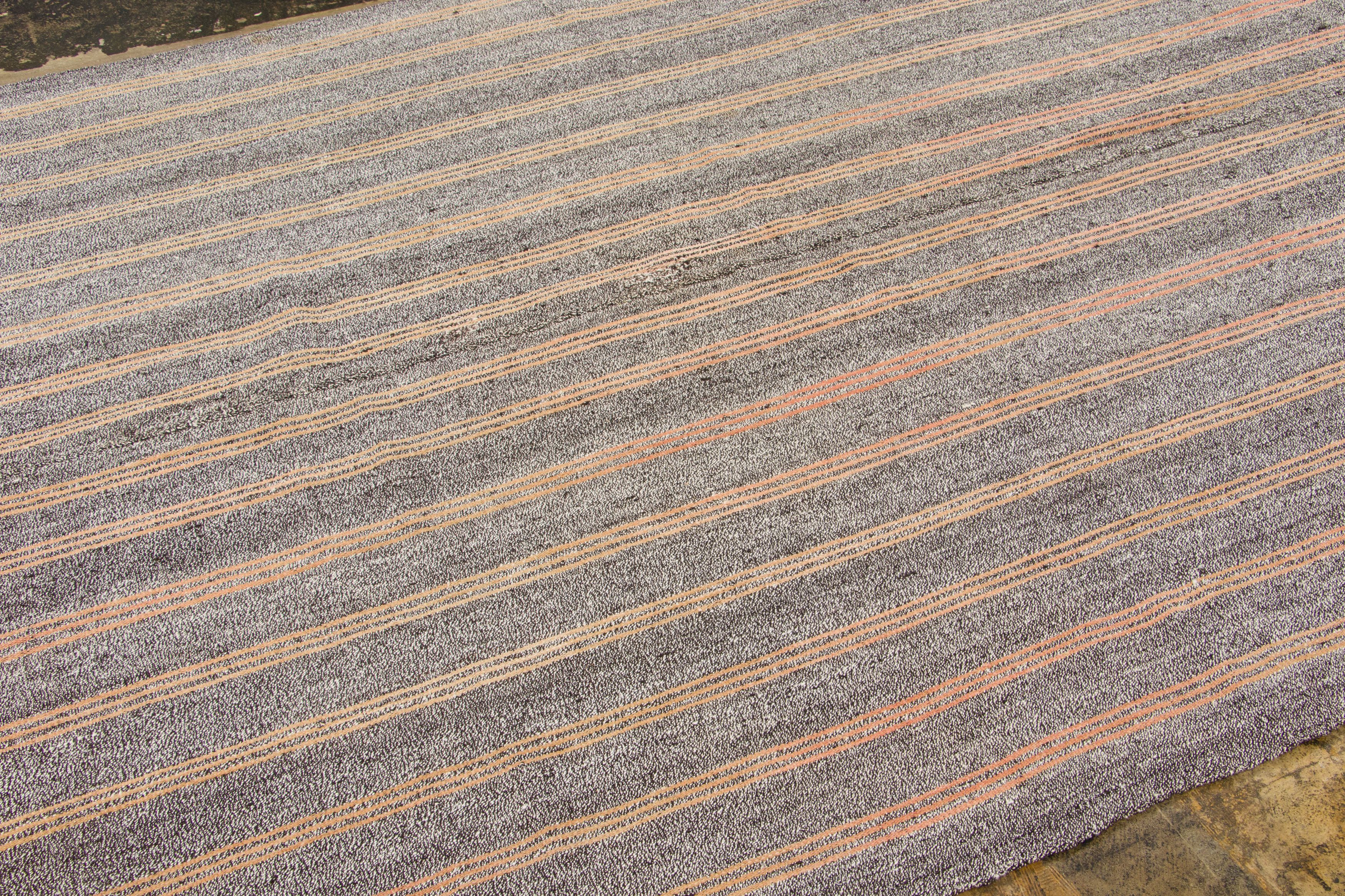 Vintage Striped Kilim Rug