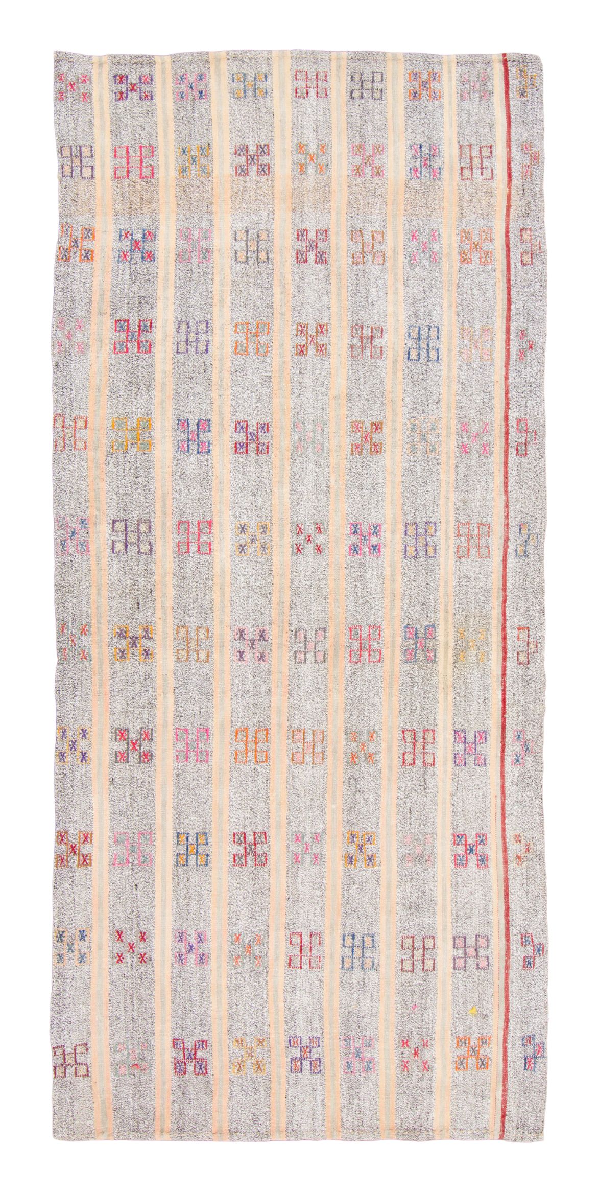 Vintage Geometric Kilim Runner