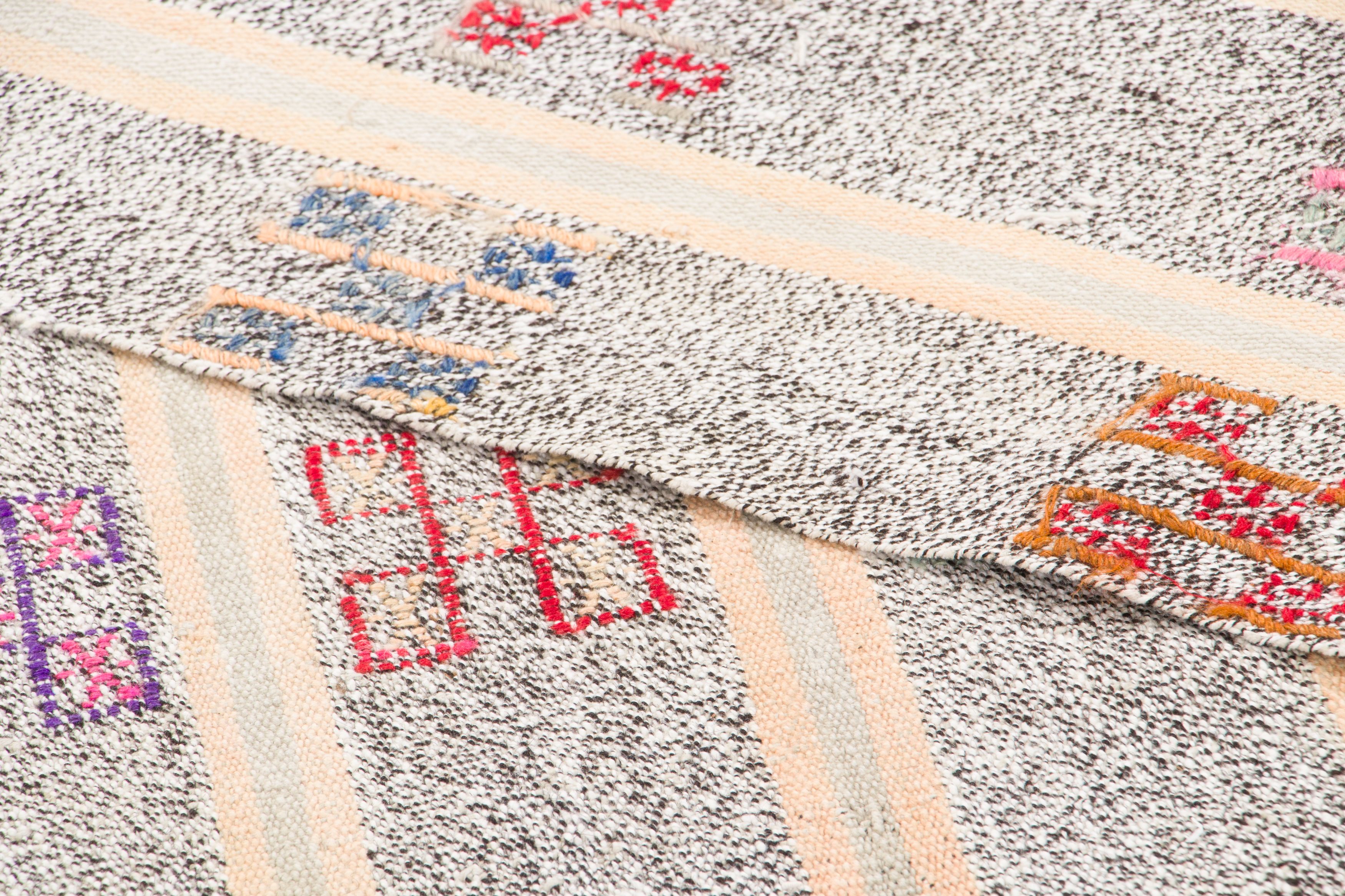 Vintage Geometric Kilim Runner