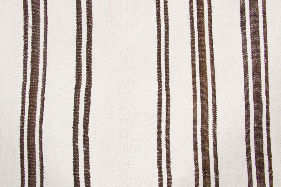 Vintage Turkish Striped Kilim Rug