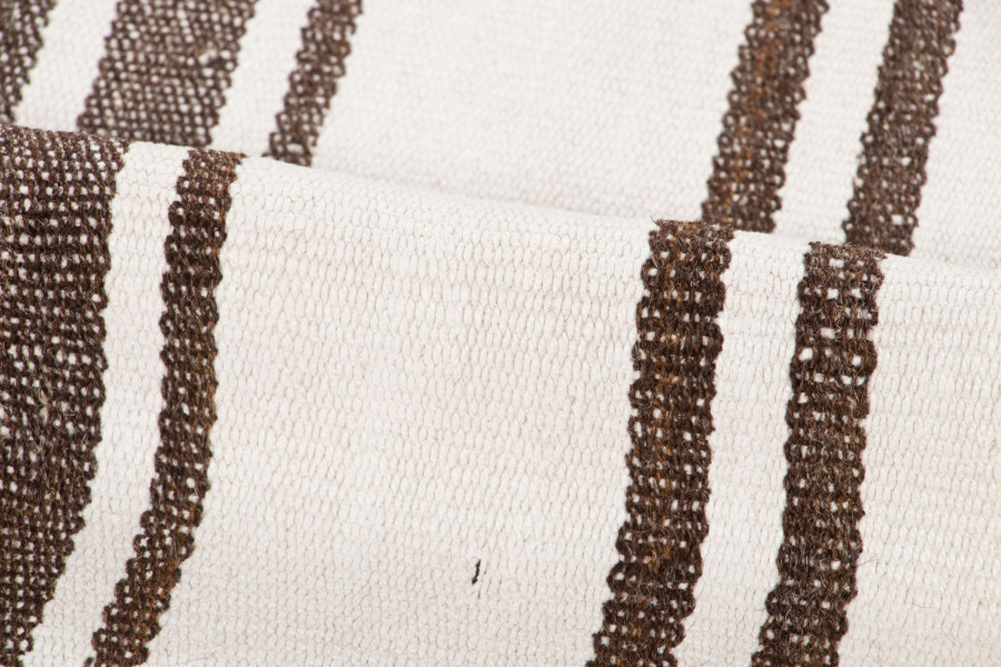 Vintage Turkish Striped Kilim Rug