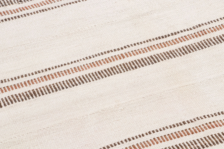 Vintage Turkish Striped Kilim Rug
