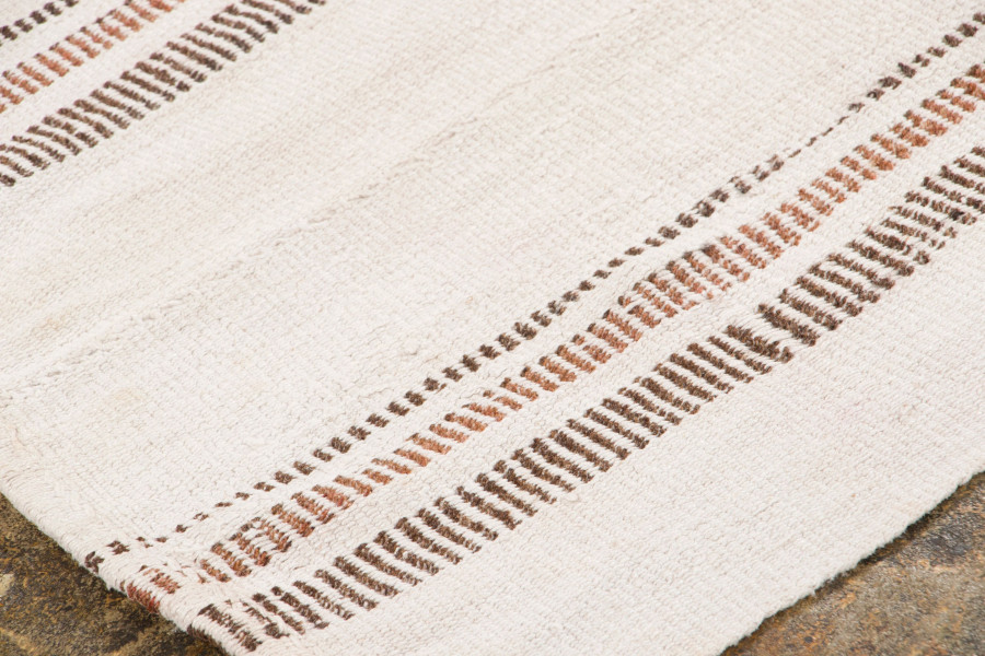 Vintage Turkish Striped Kilim Rug