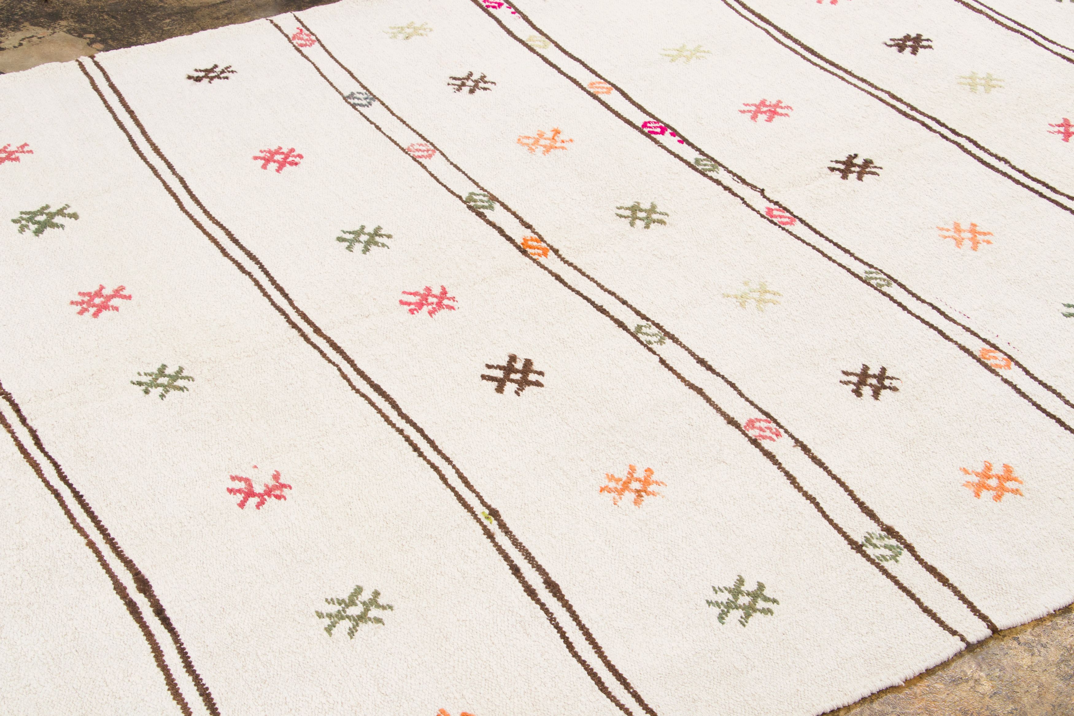 Vintage Turkish Geometric Kilim Rug