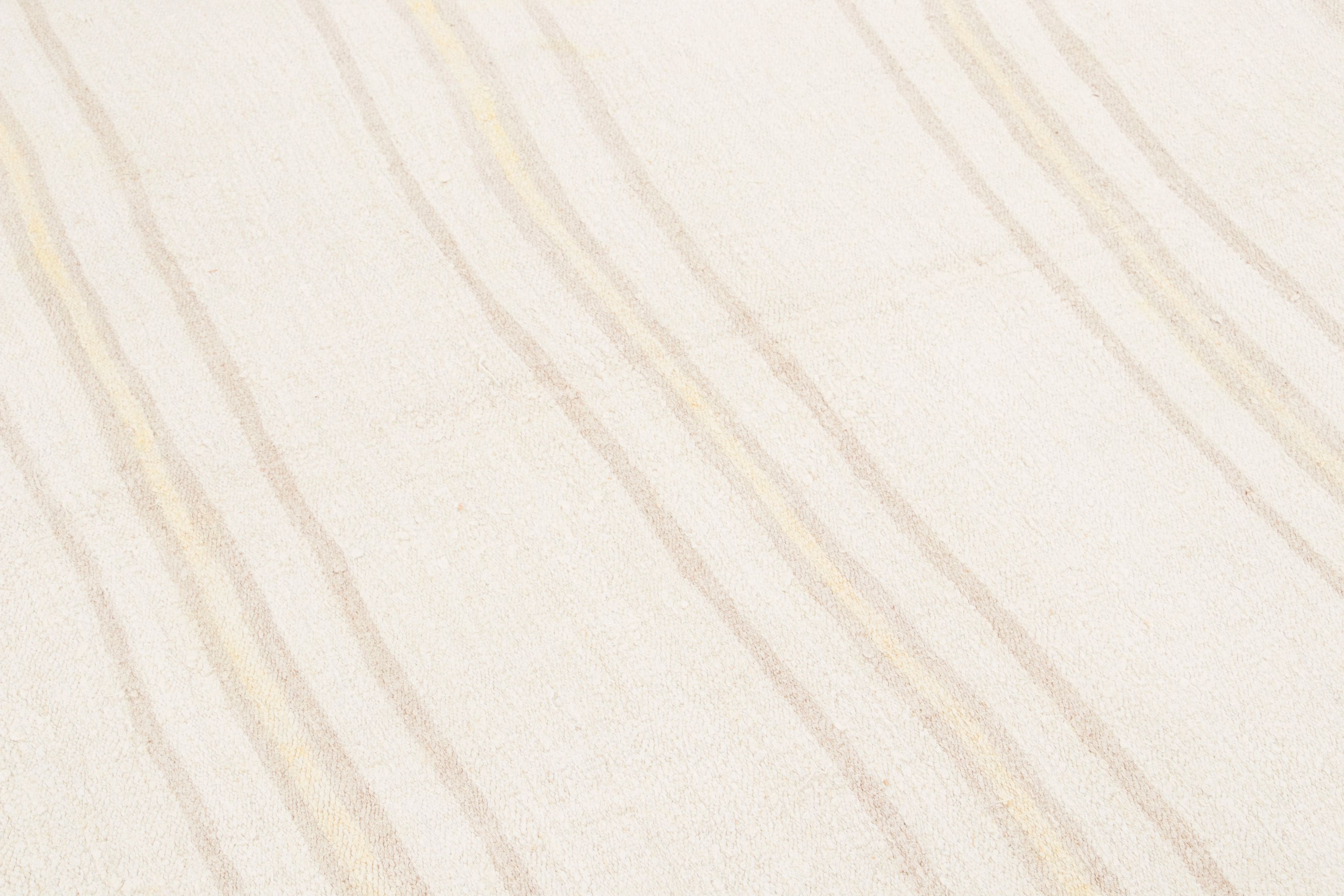 Vintage Turkish Striped Kilim Rug
