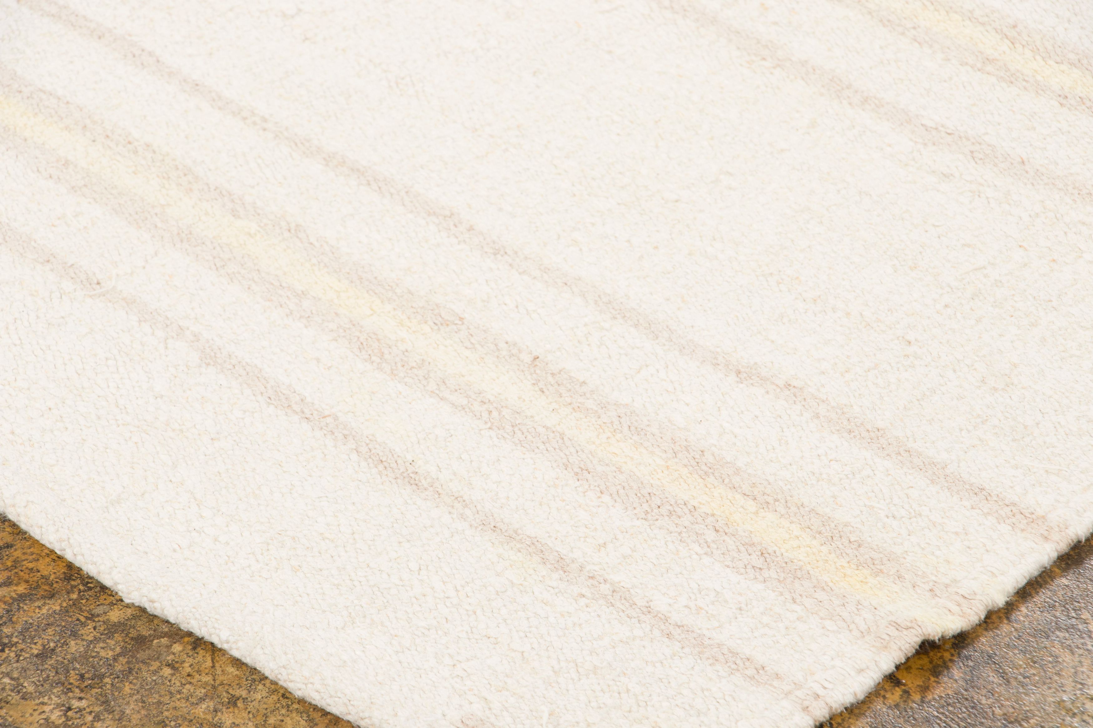 Vintage Turkish Striped Kilim Rug