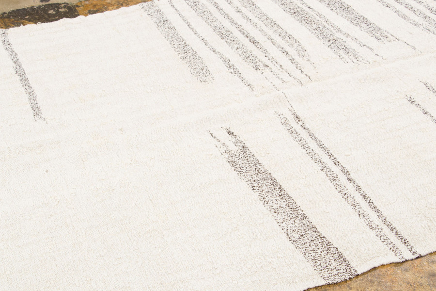 Vintage Turkish Striped Kilim Rug