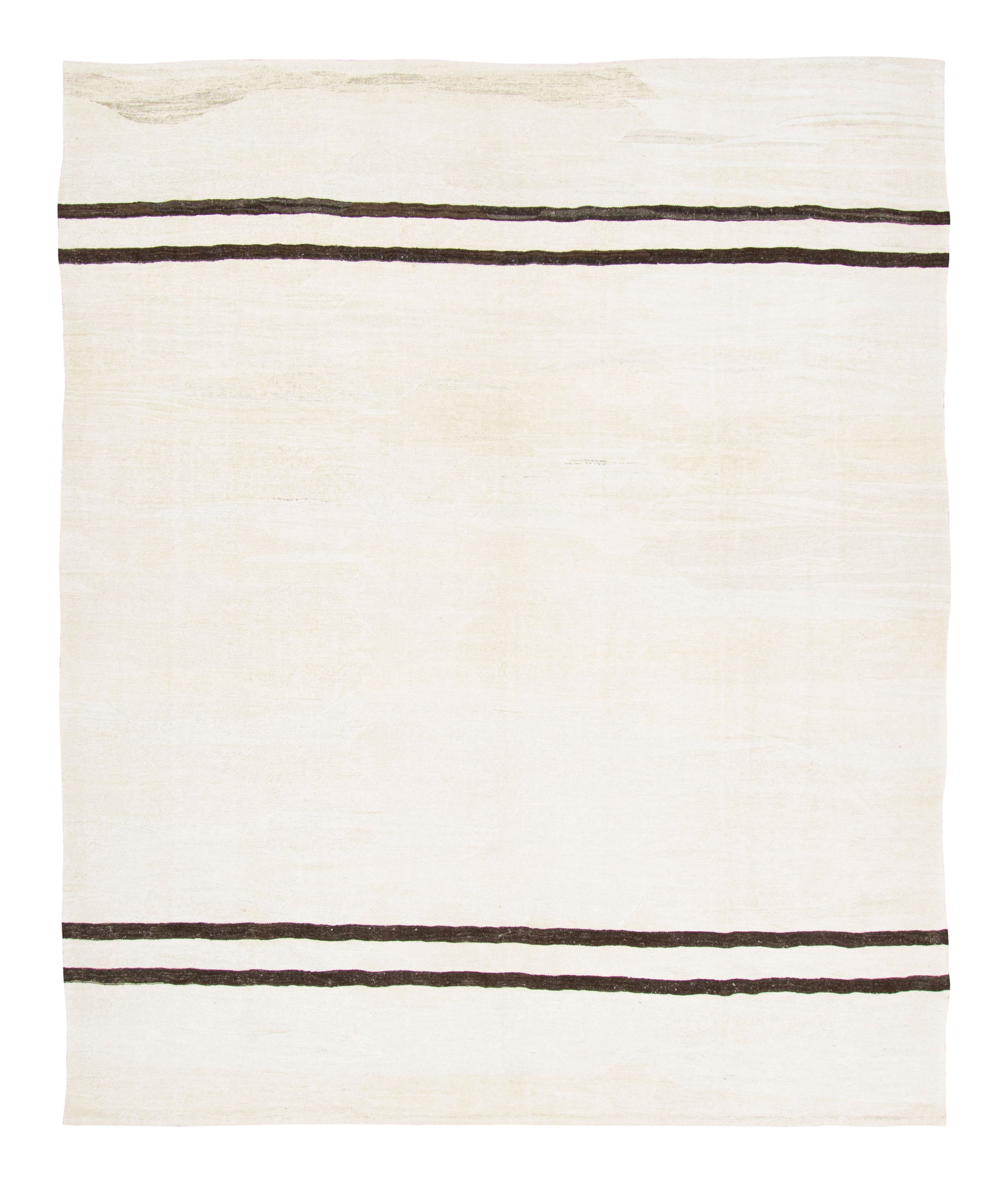 Vintage Turkish Striped Kilim Rug