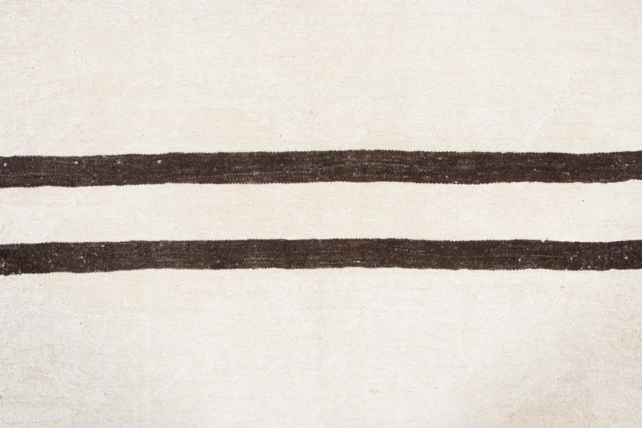 Vintage Turkish Striped Kilim Rug