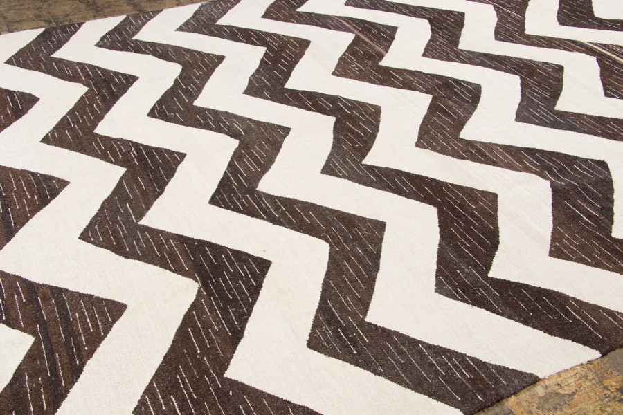 Vintage Turkish Geometric Kilim Rug