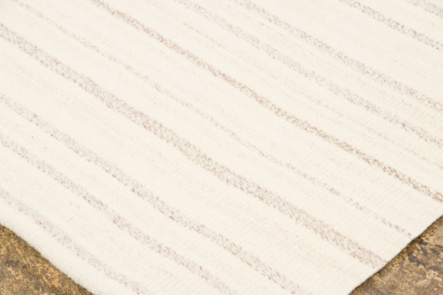 Vintage Panelled Striped Kilim Rug