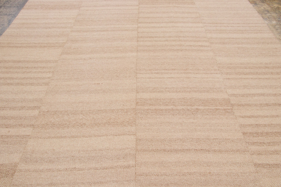 Vintage Panelled Striped Kilim Rug