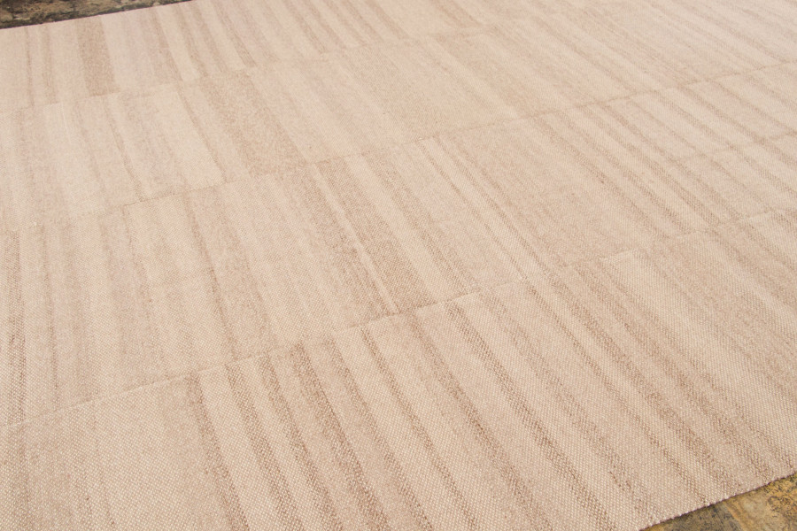 Vintage Panelled Striped Kilim Rug