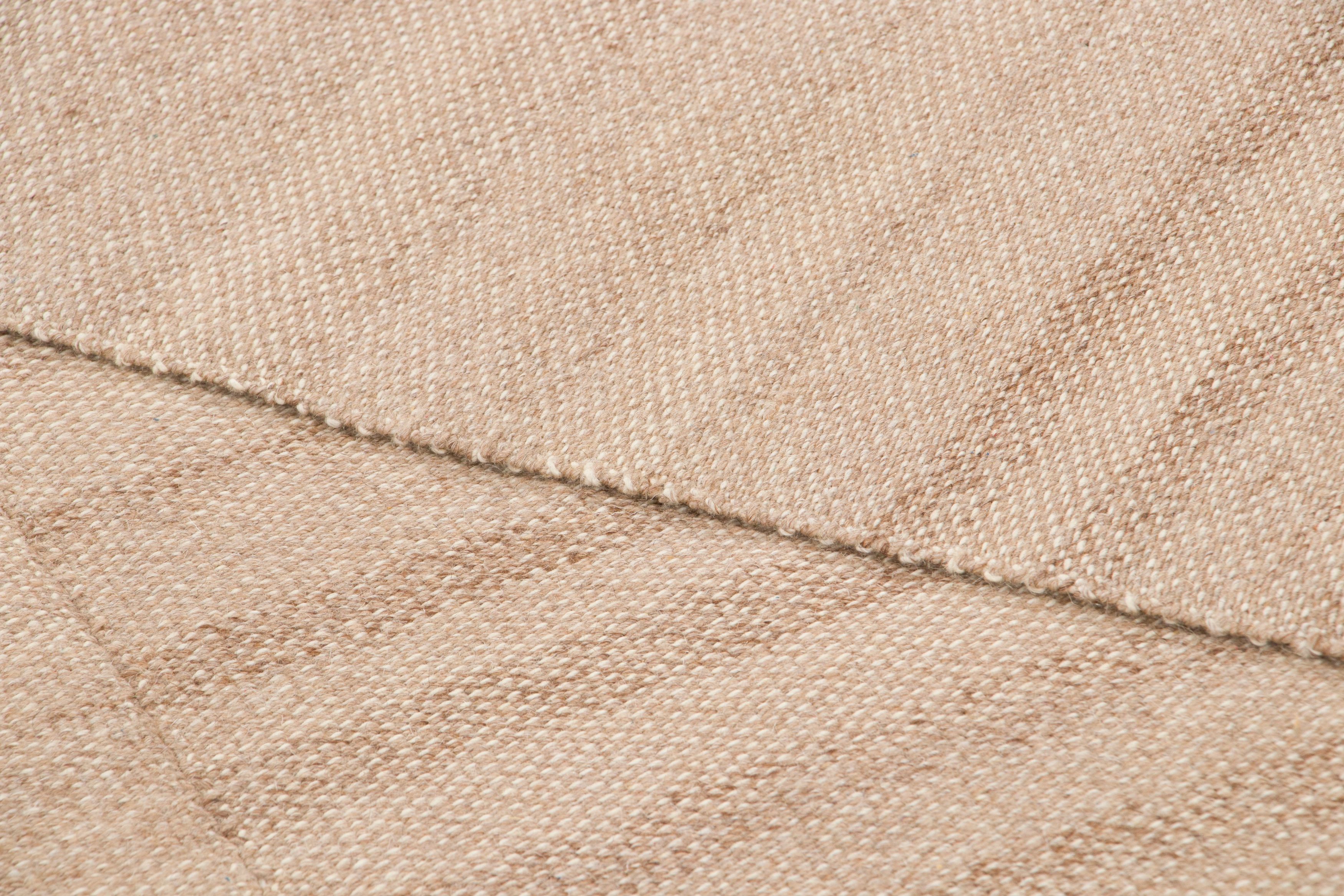 Vintage Panelled Striped Kilim Rug