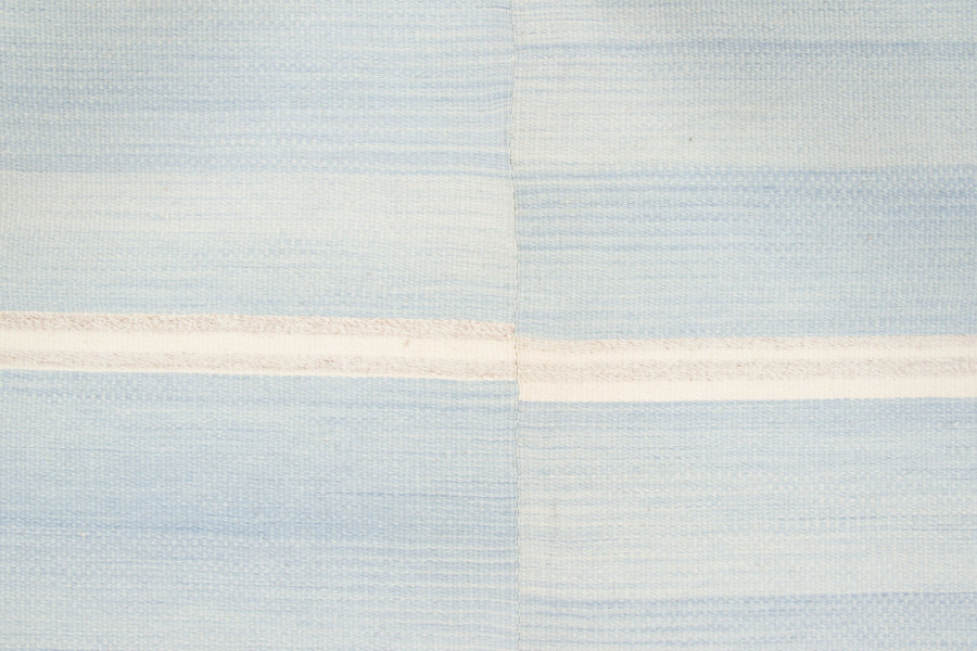 Vintage Panelled Striped Kilim Rug
