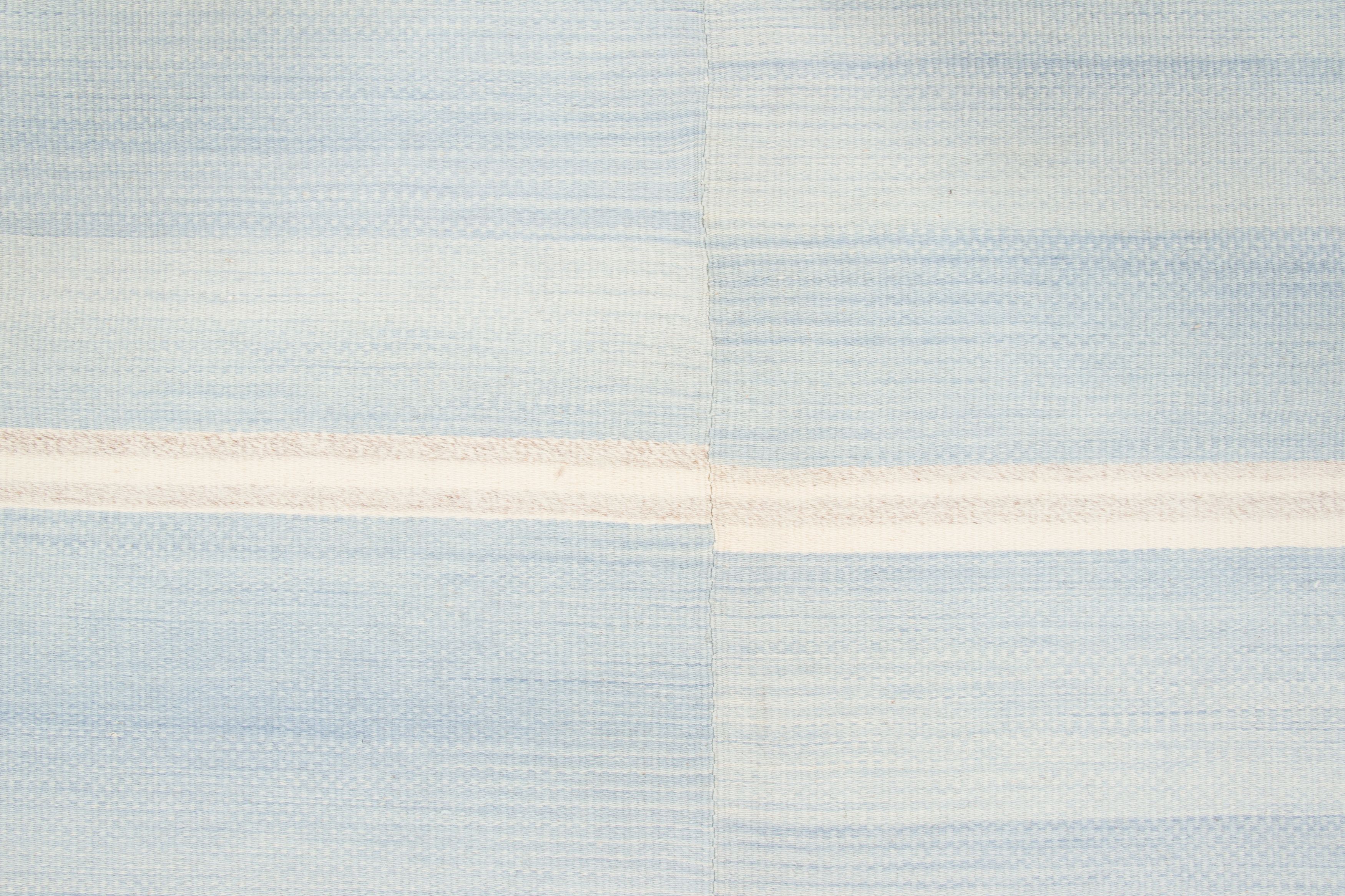Vintage Panelled Striped Kilim Rug