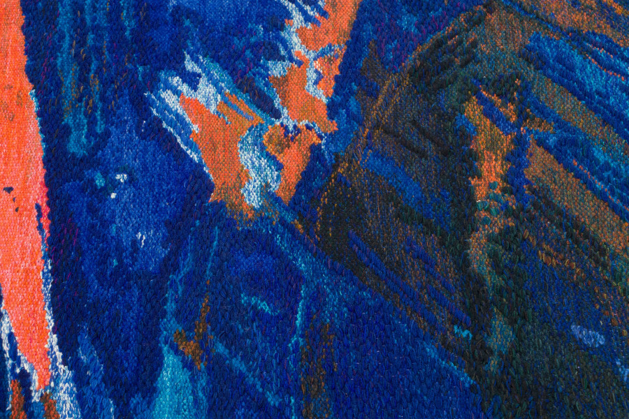 Signed Vintage Swedish Tapestry