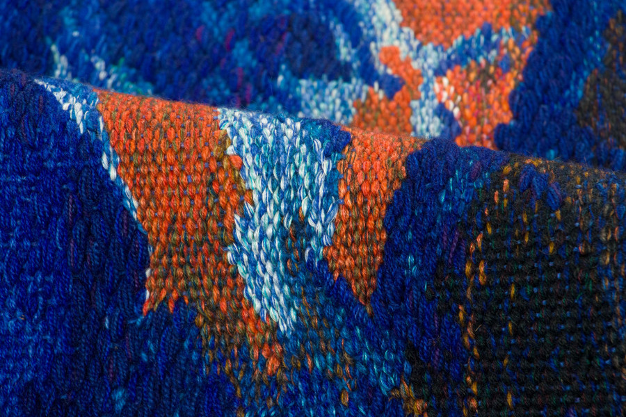 Signed Vintage Swedish Tapestry
