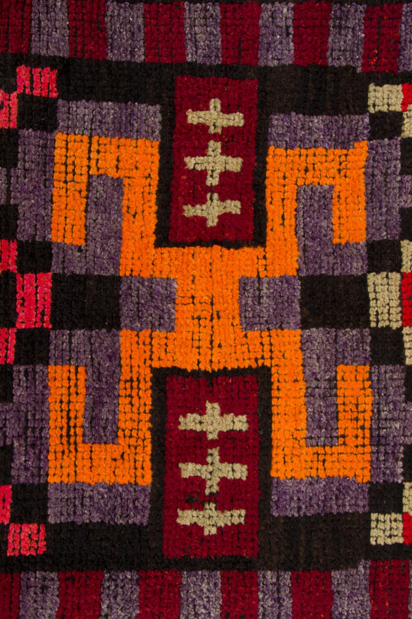 Vintage Geometric Kilim Runner