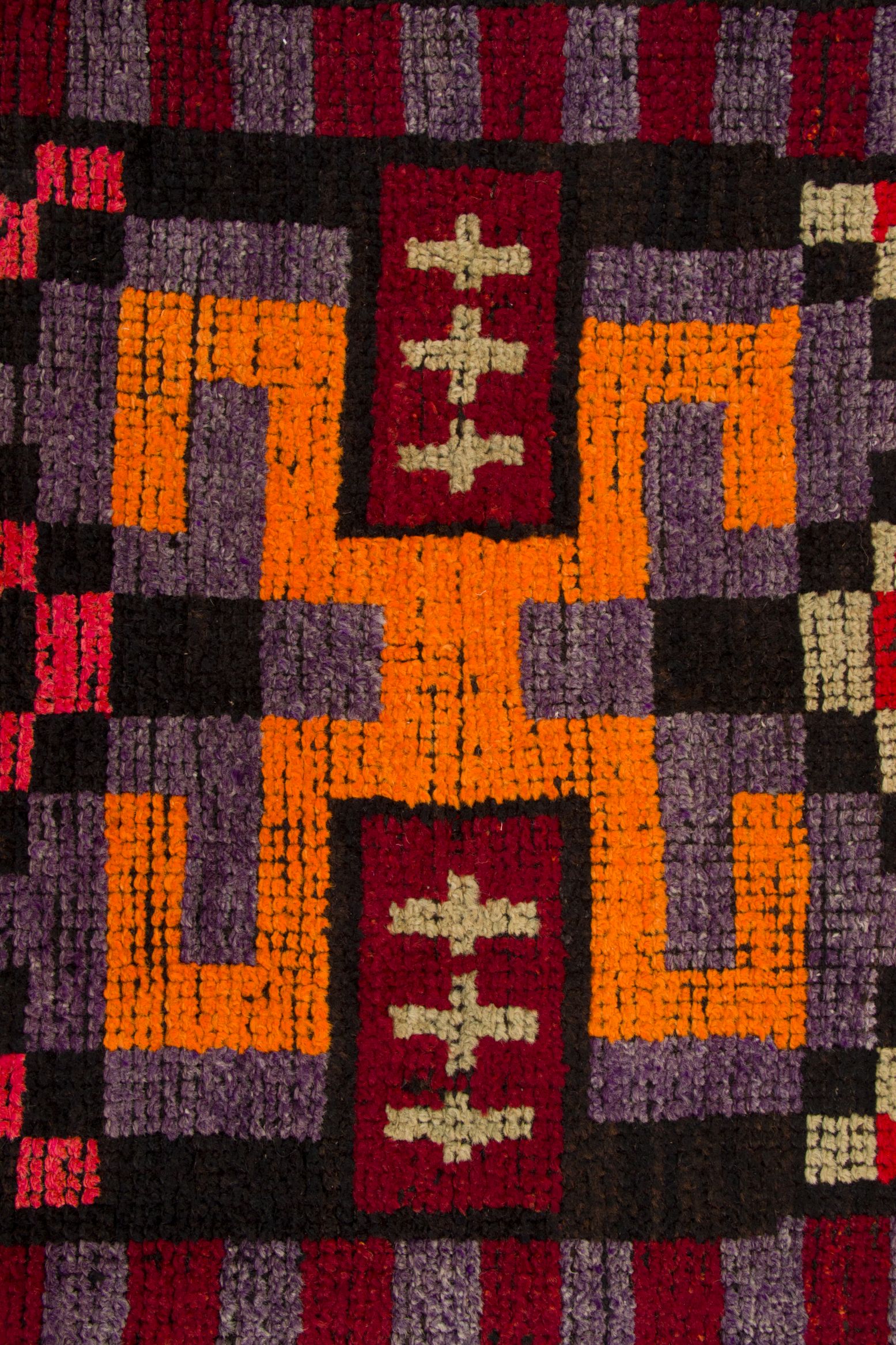 Vintage Geometric Kilim Runner
