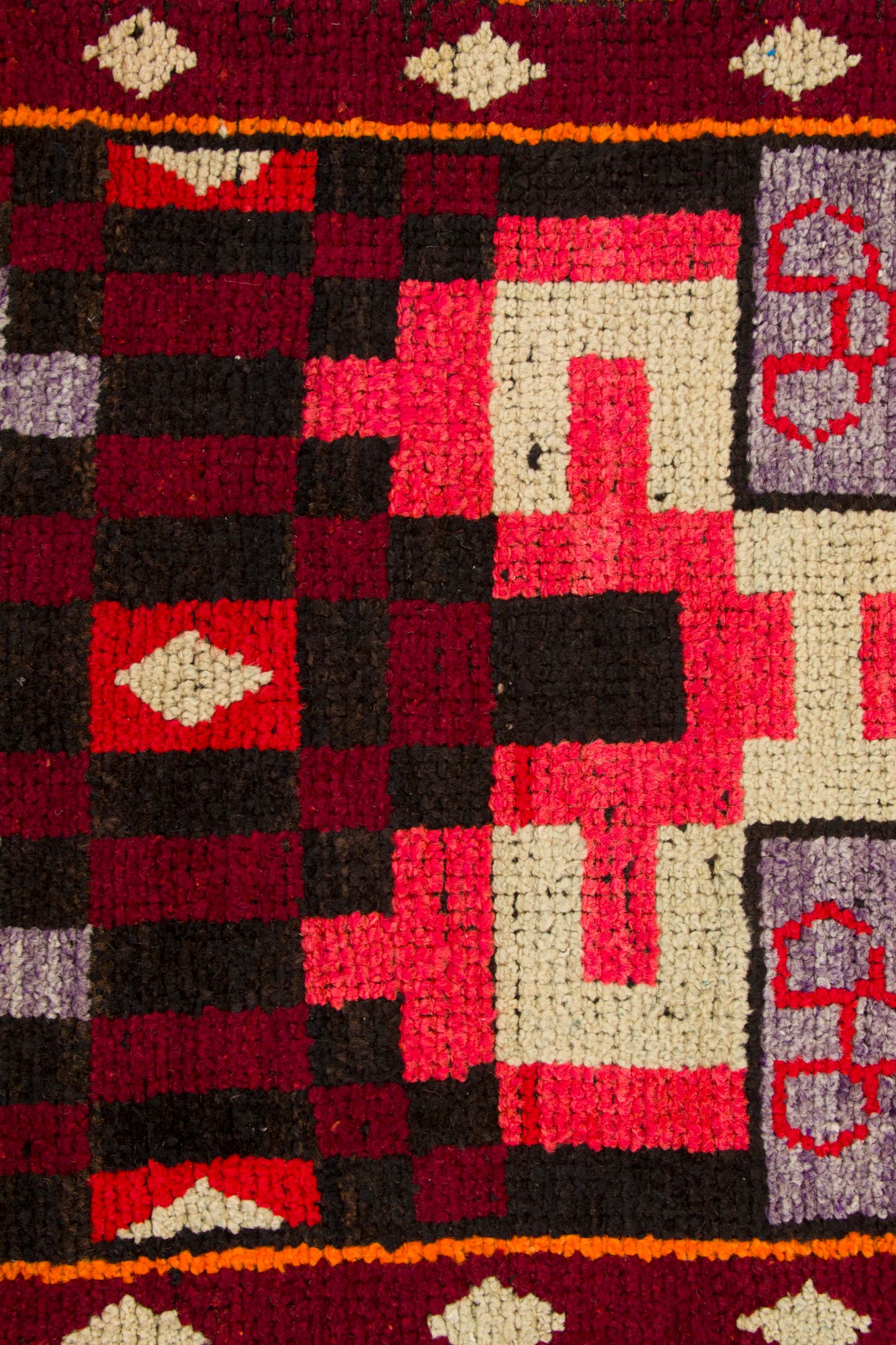 Vintage Geometric Kilim Runner