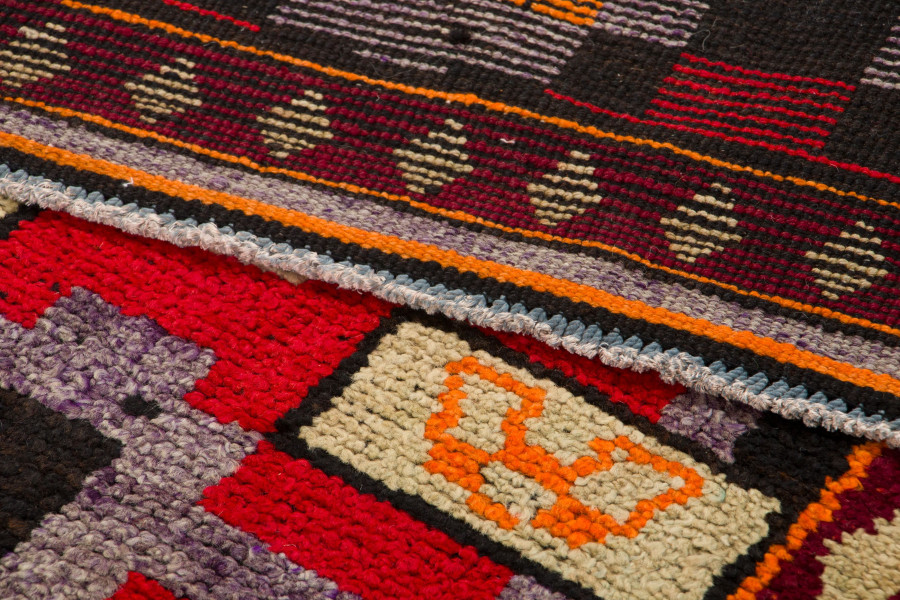 Vintage Geometric Kilim Runner