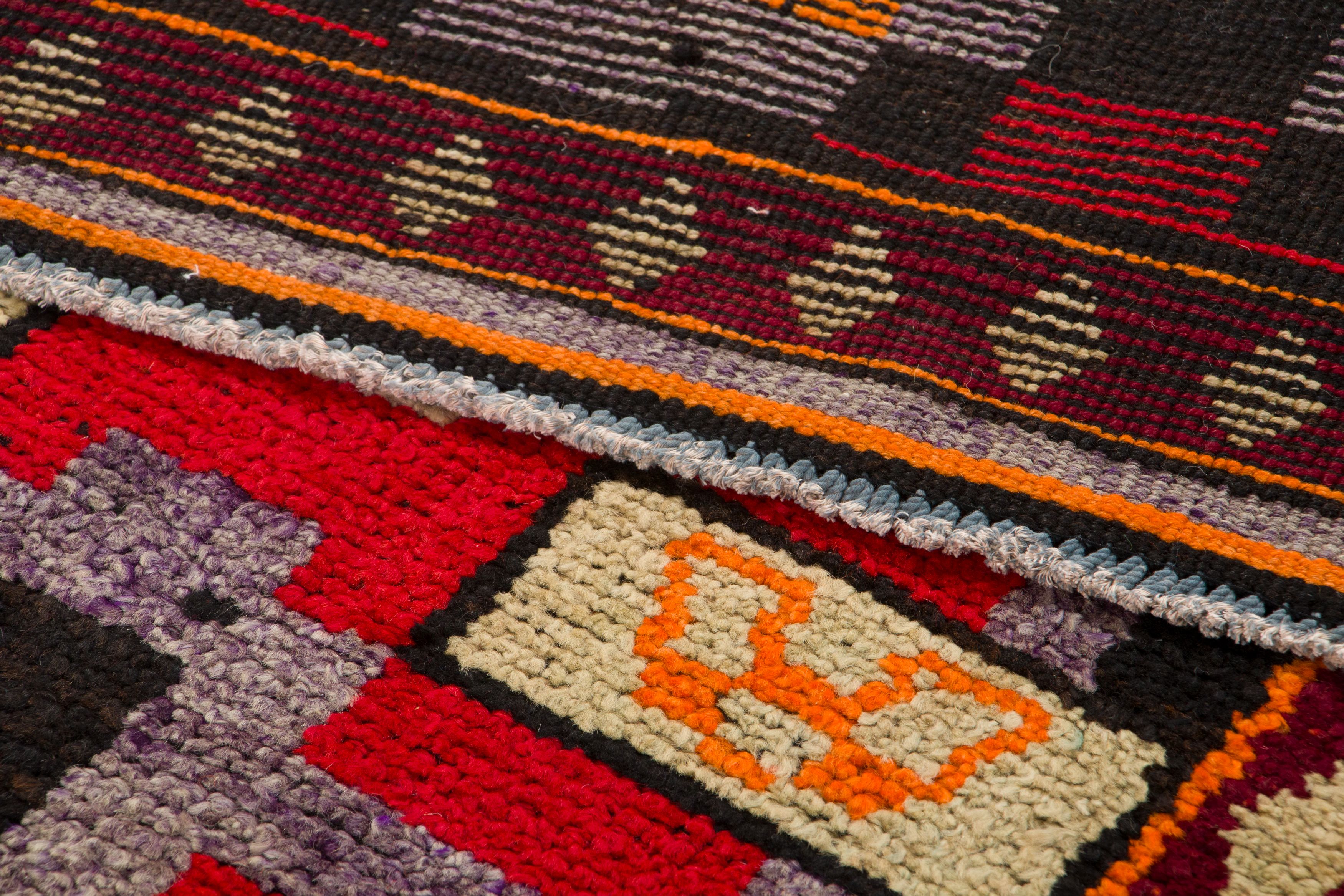 Vintage Geometric Kilim Runner