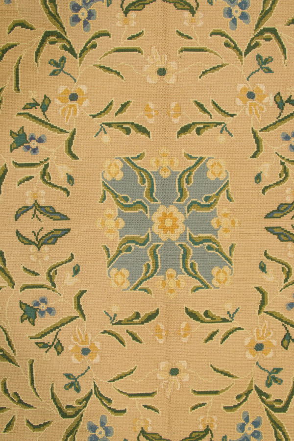 Vintage Portuguese Needlepoint Rug