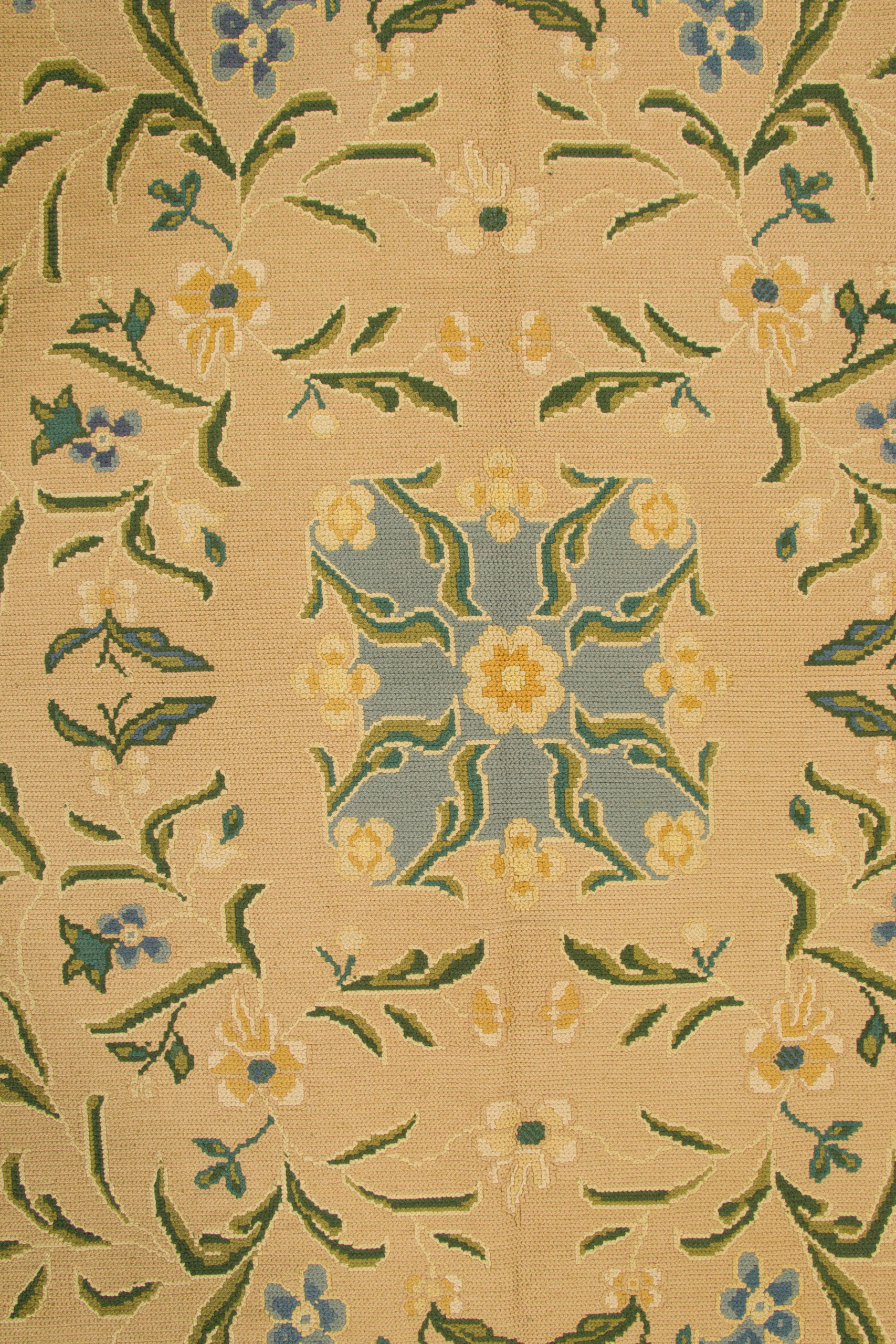 Vintage Portuguese Needlepoint Rug