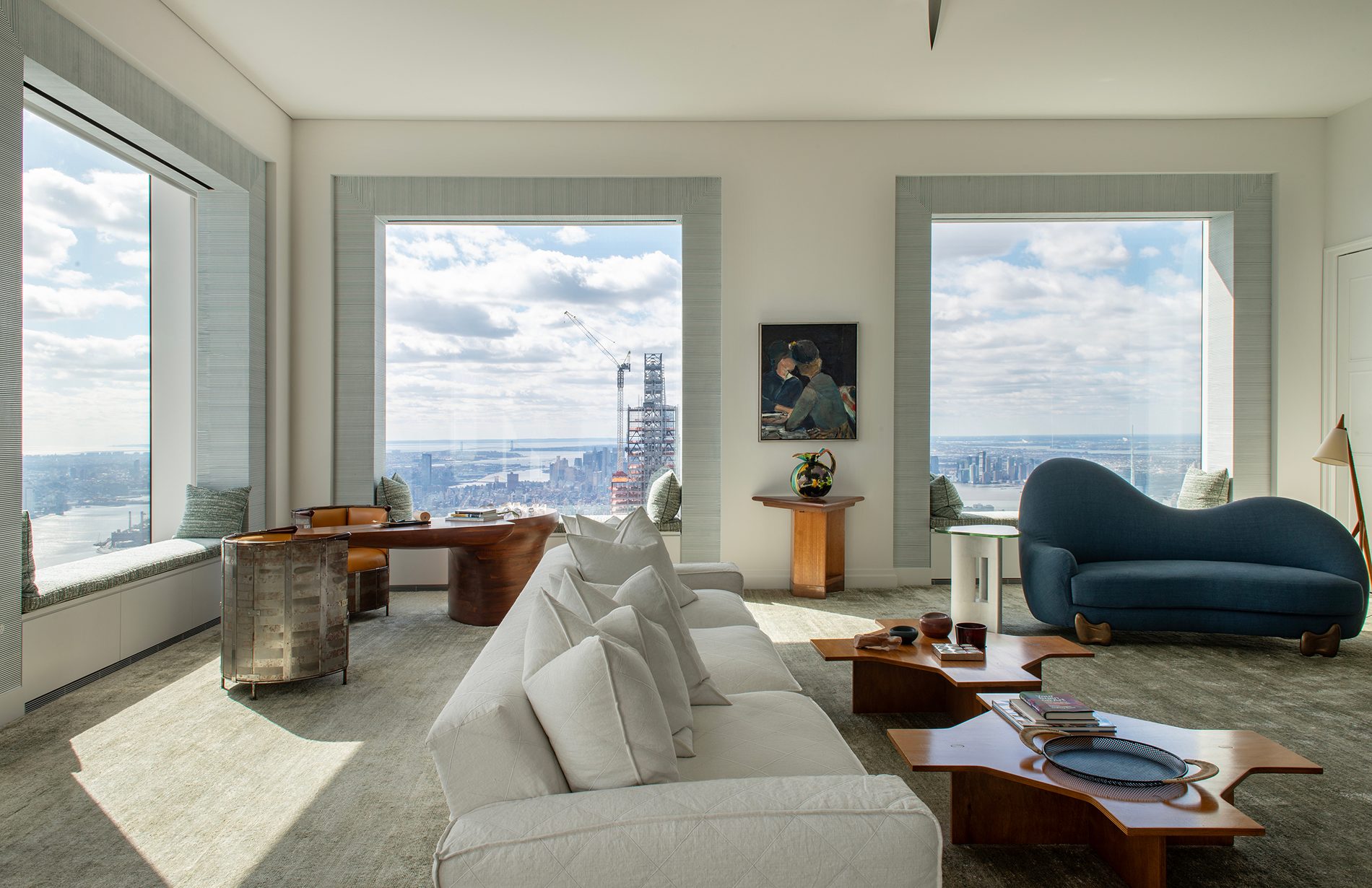 As featured in NEPTUNE Papers 10, Rug & Kilim’s custom hand-knotted silk carpet appears within a private Manhattan penthouse designed by renowned French interior architect Jacques Grange. View More Press Articles>>