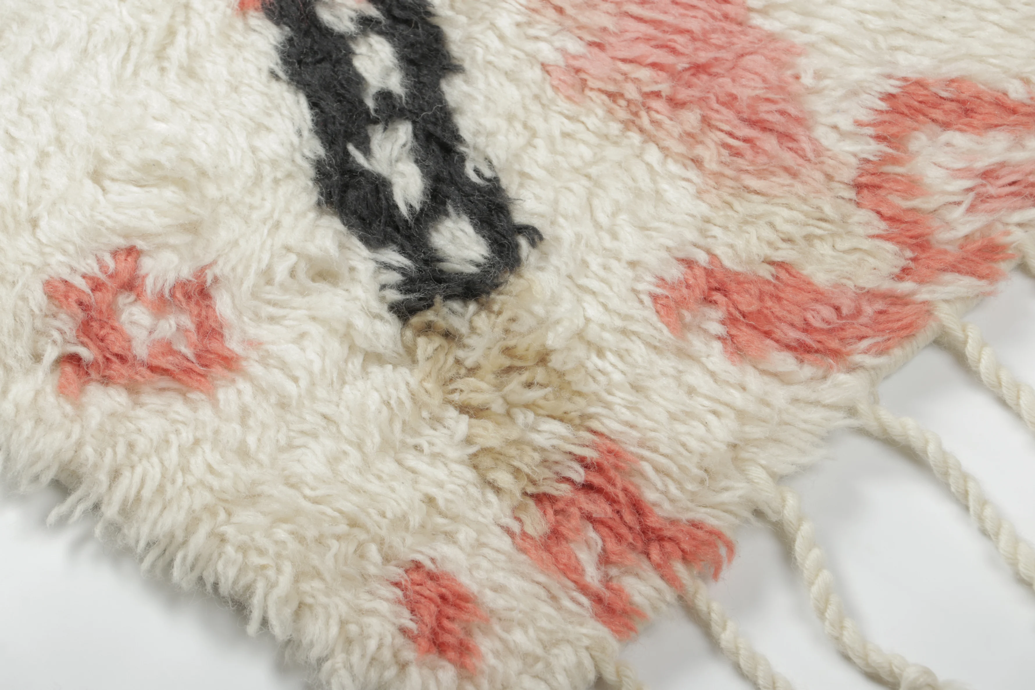 Contemporary Moroccan Shag Gift-Sized Rug
