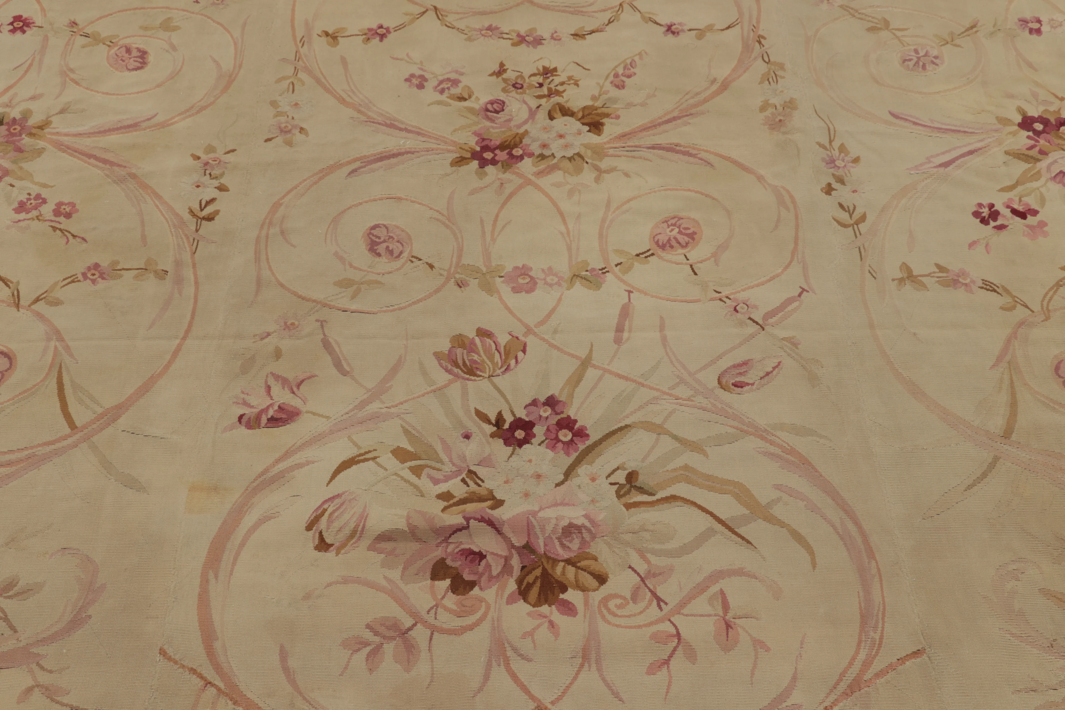 Vintage French Aubusson Rug