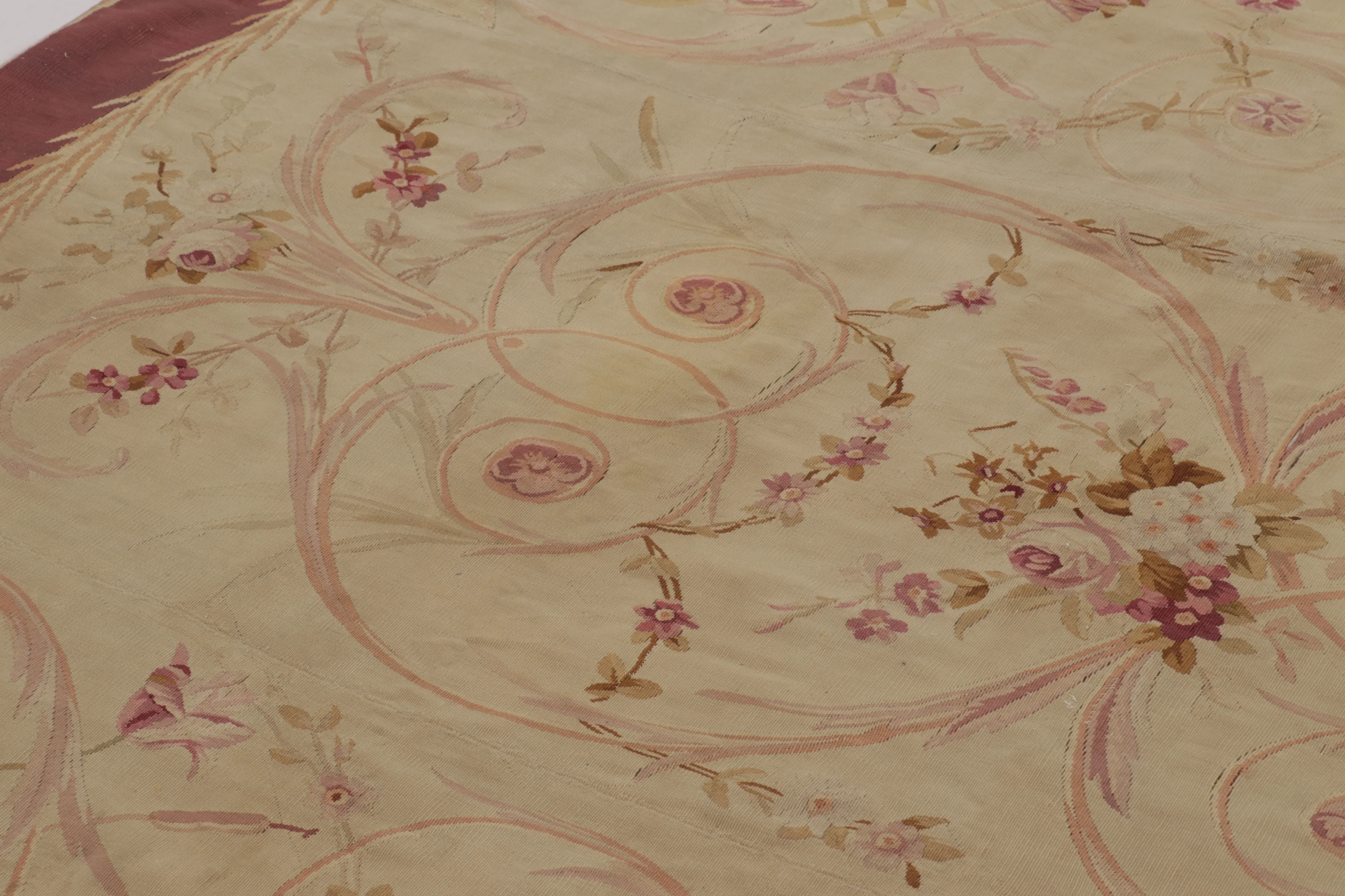 Vintage French Aubusson Rug
