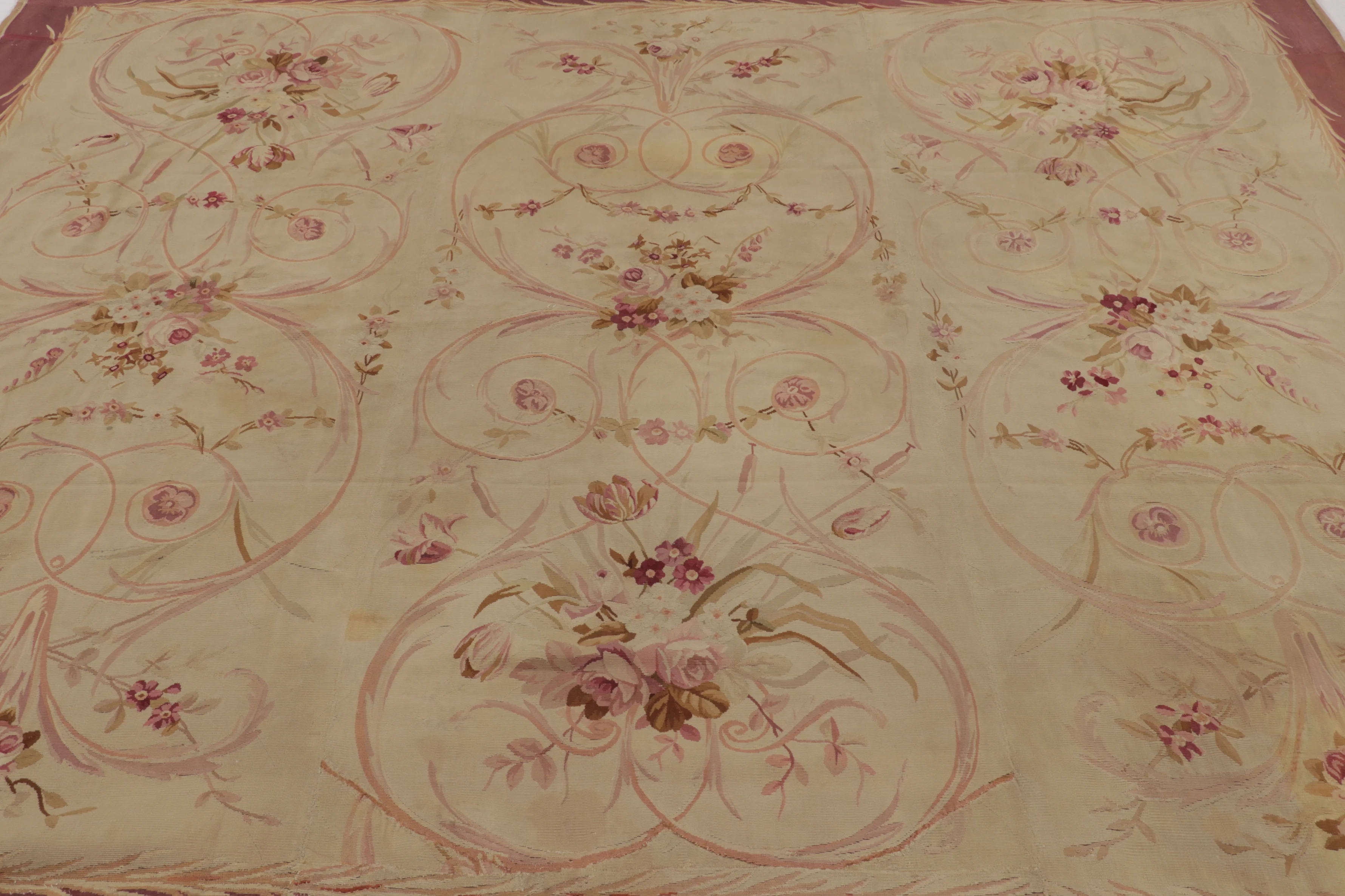 Vintage French Aubusson Rug