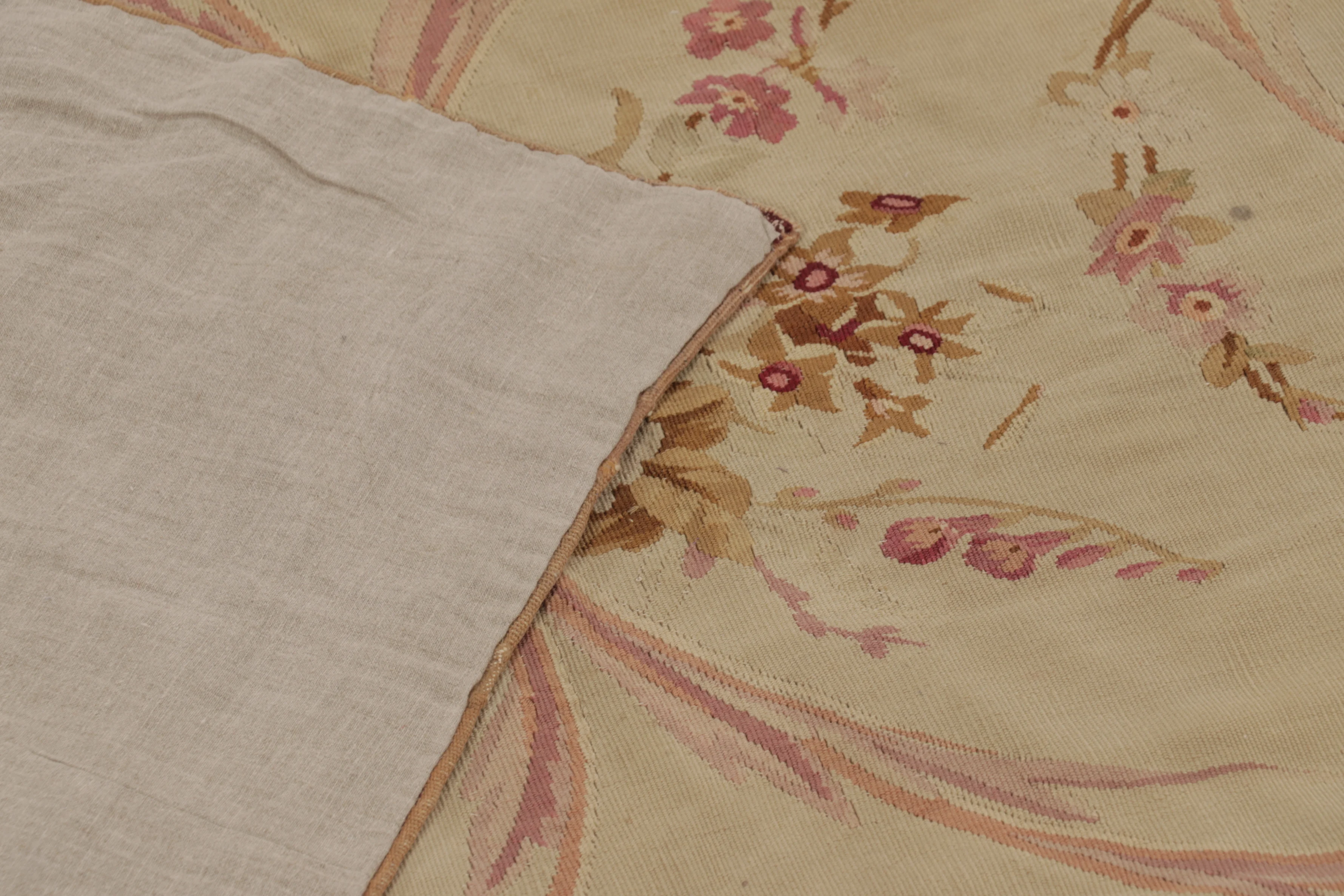 Vintage French Aubusson Rug