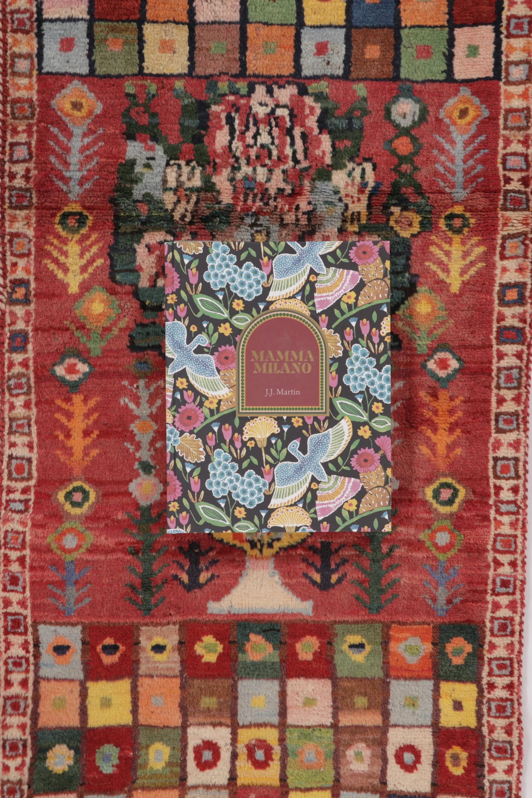 Vintage Gabbeh Pictorial Extra Long Runner