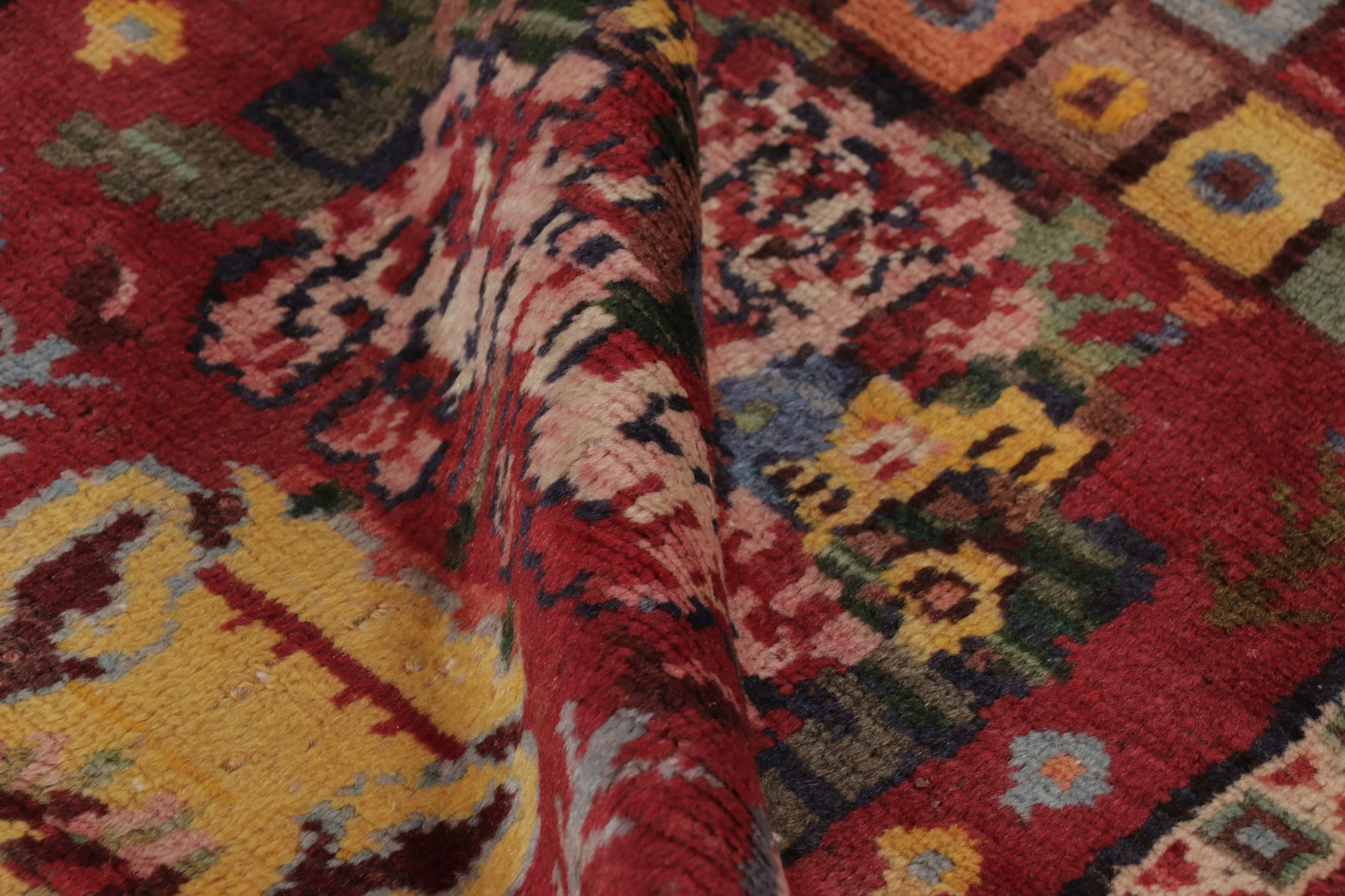 Vintage Gabbeh Pictorial Extra Long Runner