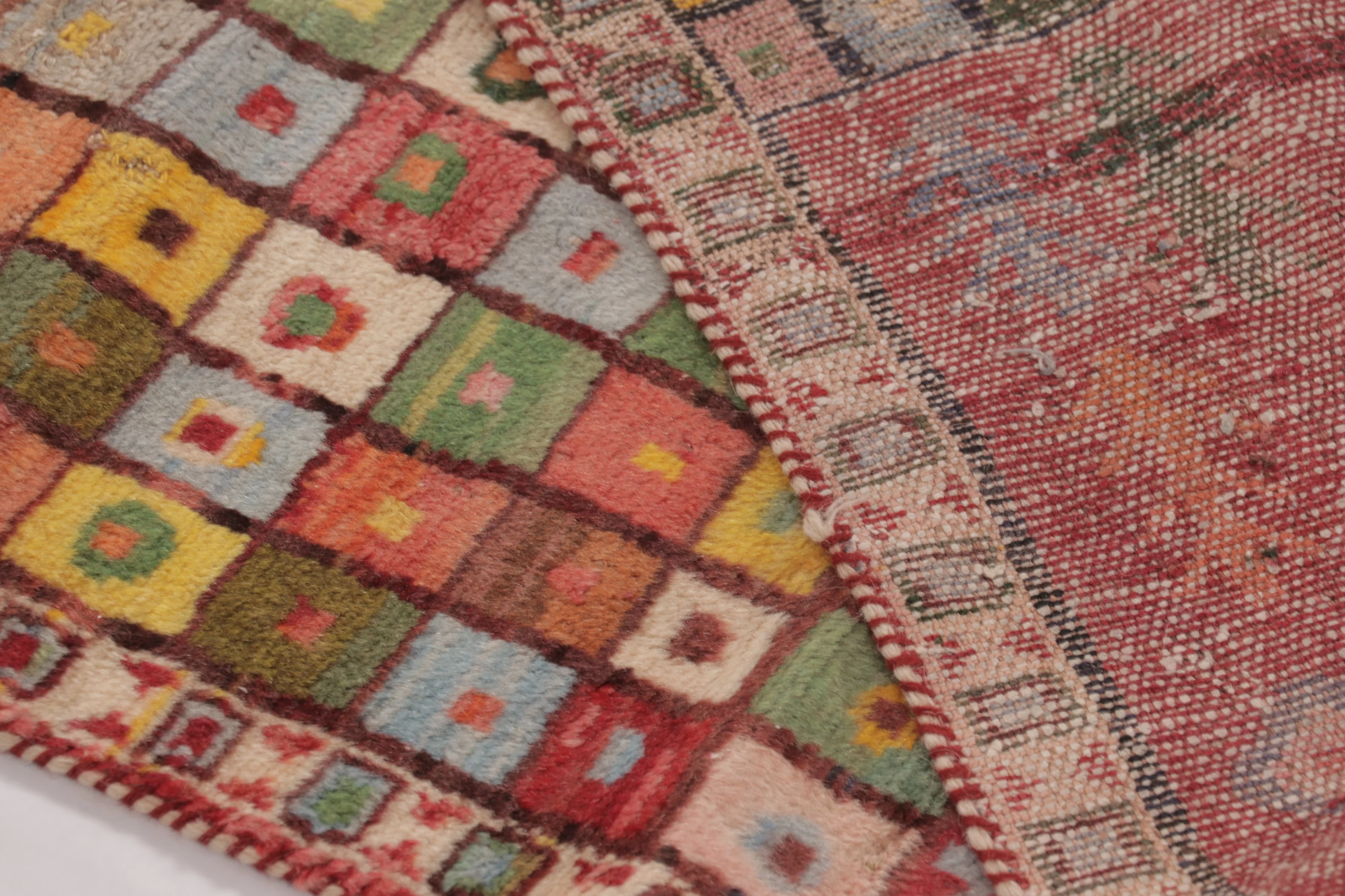 Vintage Gabbeh Pictorial Extra Long Runner