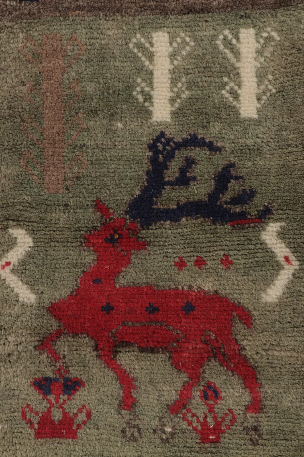 Vintage Gabbeh Extra-Long Tribal Runner
