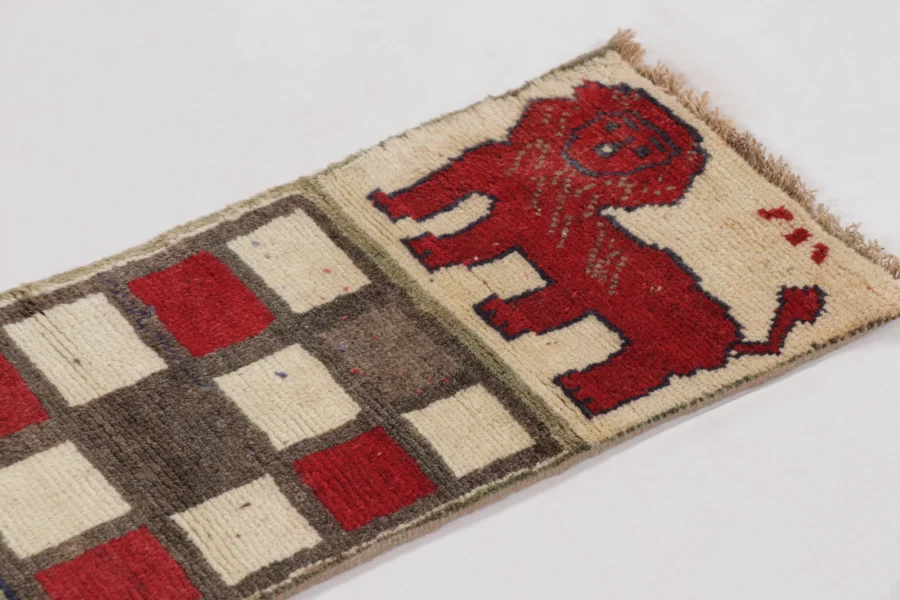 Vintage Gabbeh Extra-Long Tribal Runner
